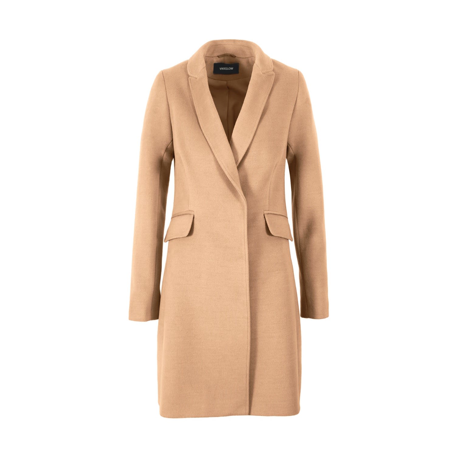 Women’s Neutrals Rosalie Caramel Midi Coat Extra Large Vikiglow