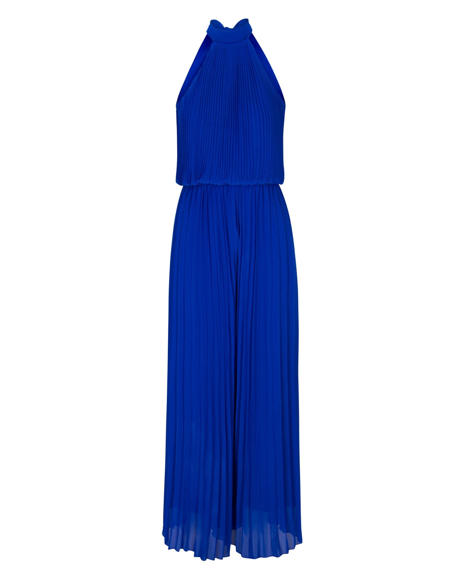 Meghan Fabulous Women's Blue Wild Orchid Pleat Jumpsuit - Royal In Blue