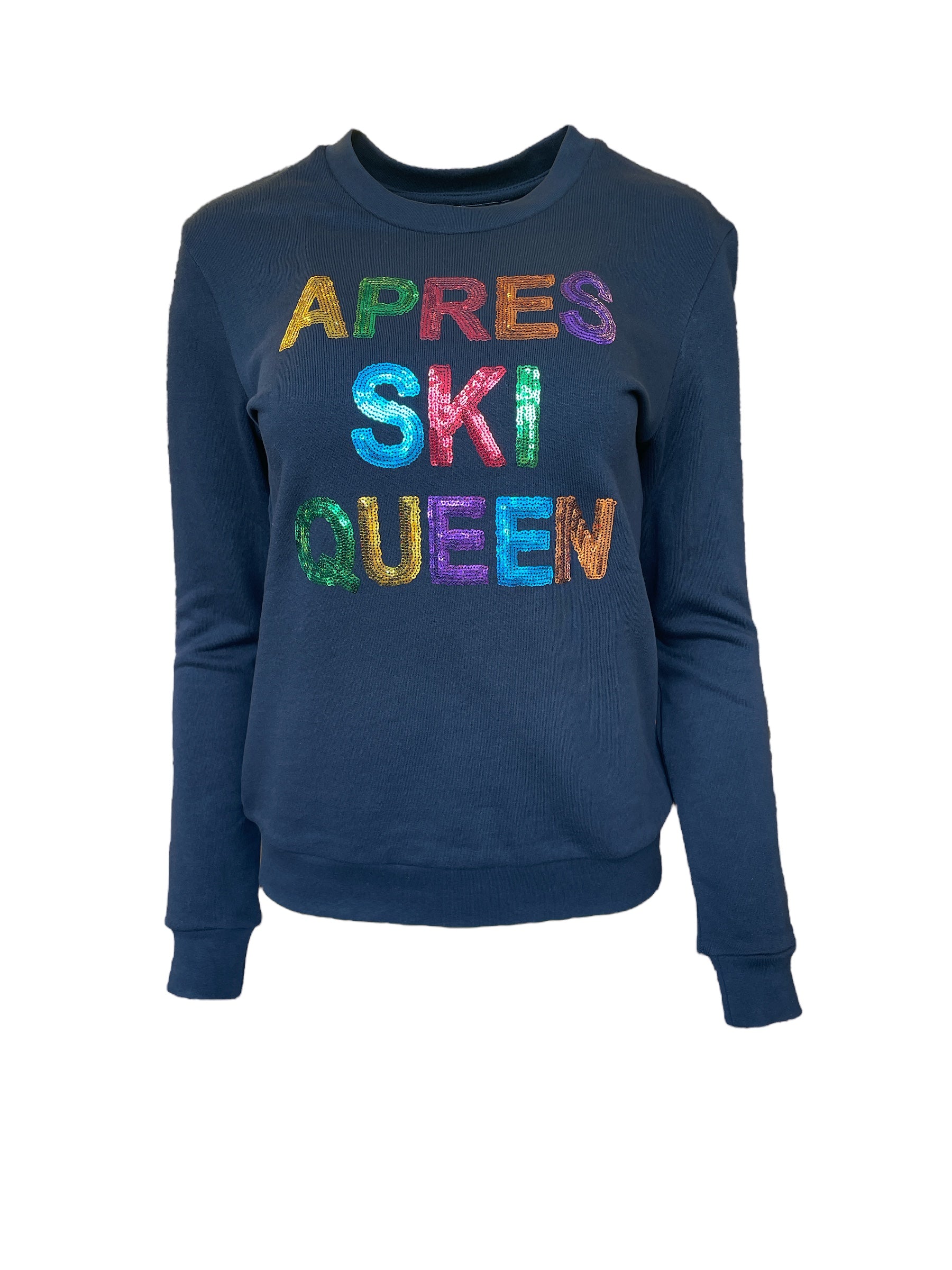 Any Old Iron Black  Men's Aprés Ski Queen Sweatshirt