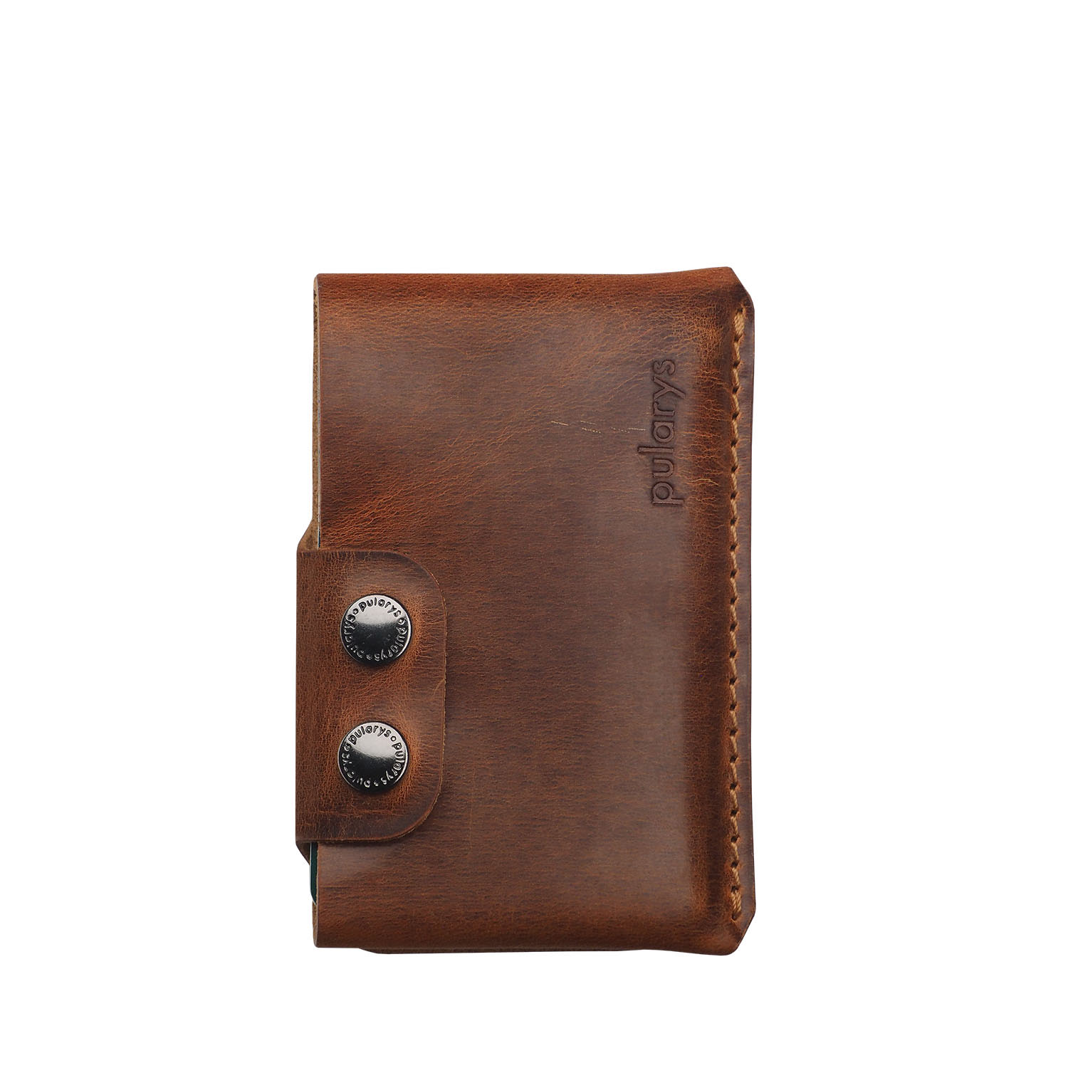 Men’s Pularys Rfid Wallet - Hobby Saddle Leather Style In Brown Colour