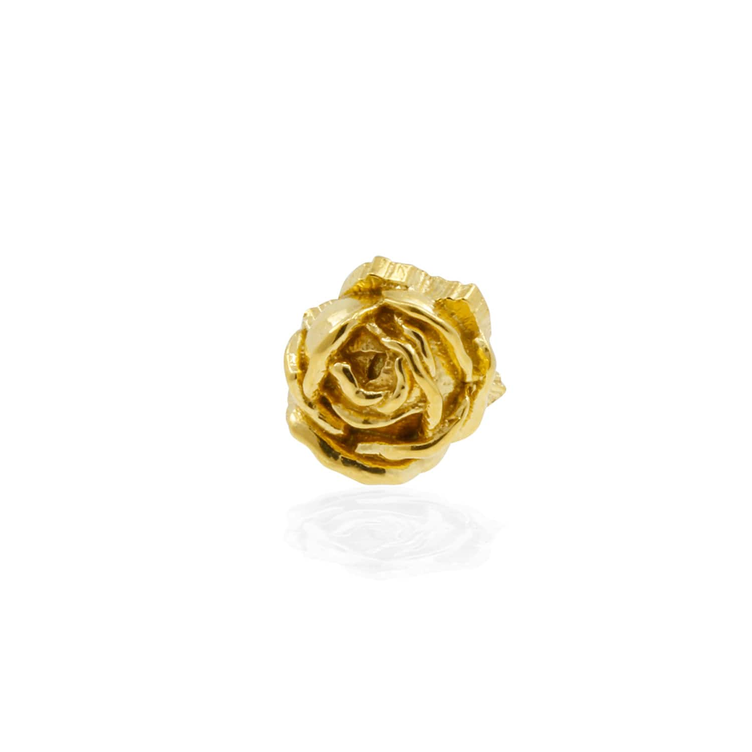 gold rose pin