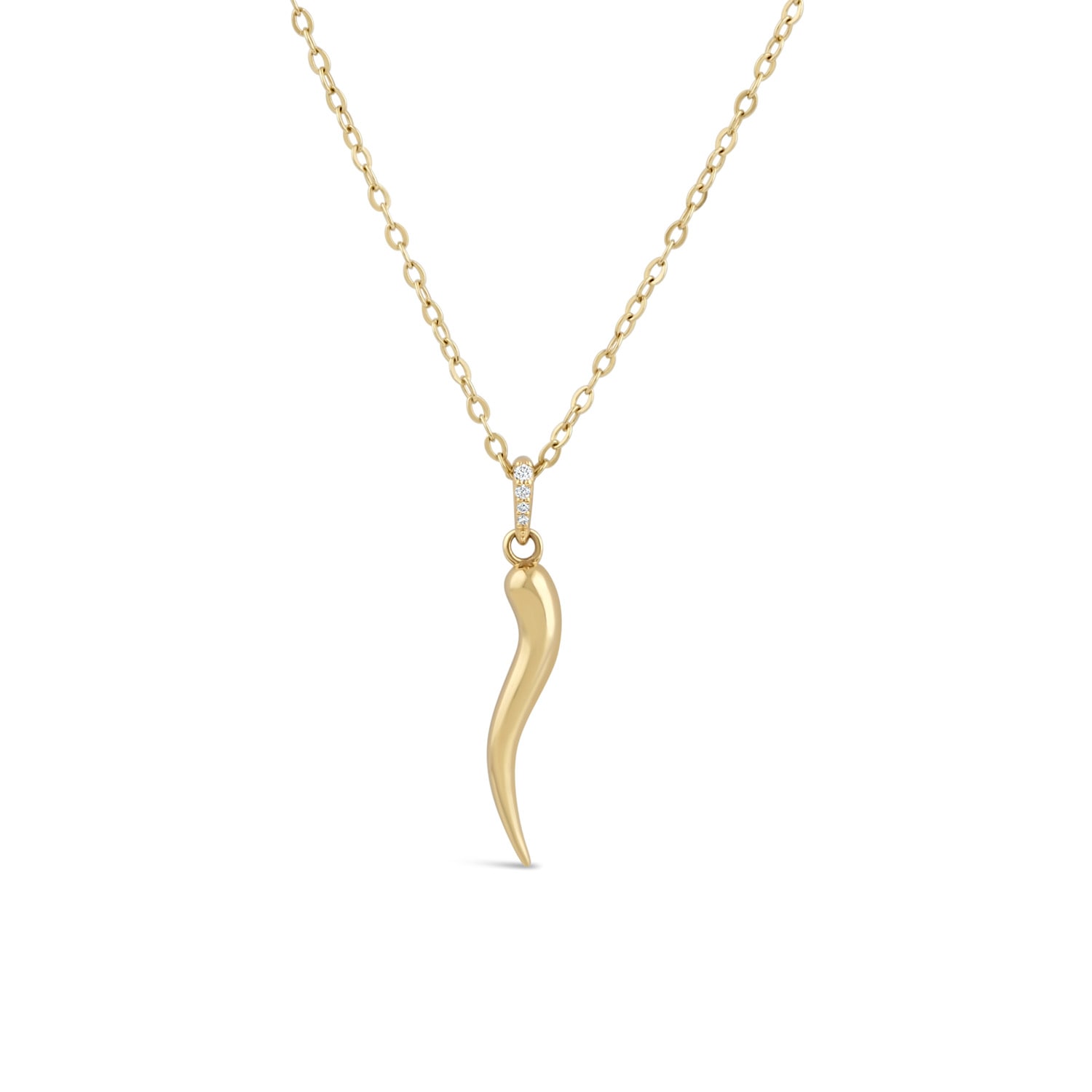 Dinny Hall Women's Gold Toro Horn Charm Pendant