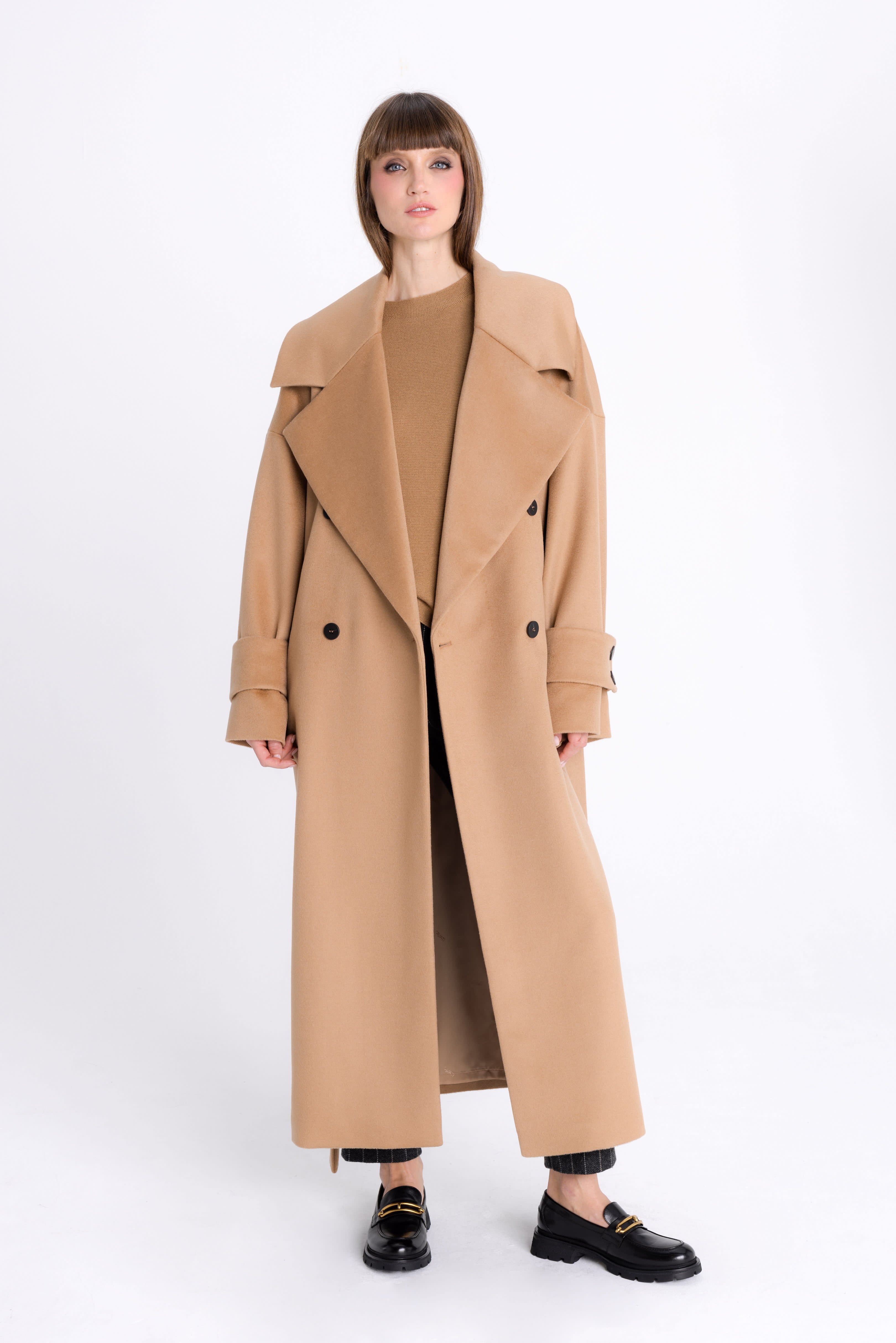 ジャケット・アウター 8on8 22aw camel tweed wool coat Camel Brown Cropped Tweed Jacket - All Outerwear | Red Dress