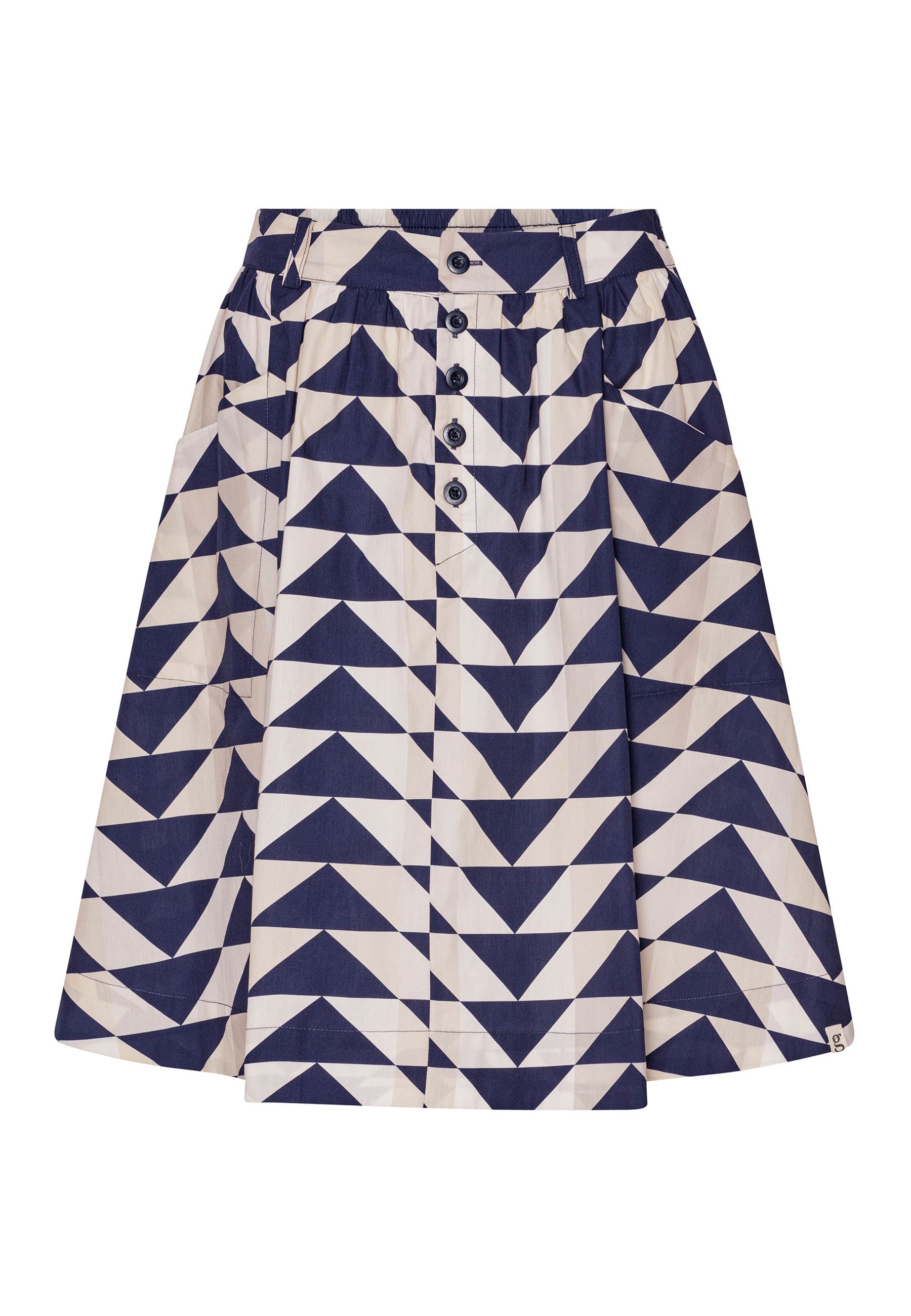 Women's Blue Grobund Molly Skirt - The One In Quilted Print | Xl
