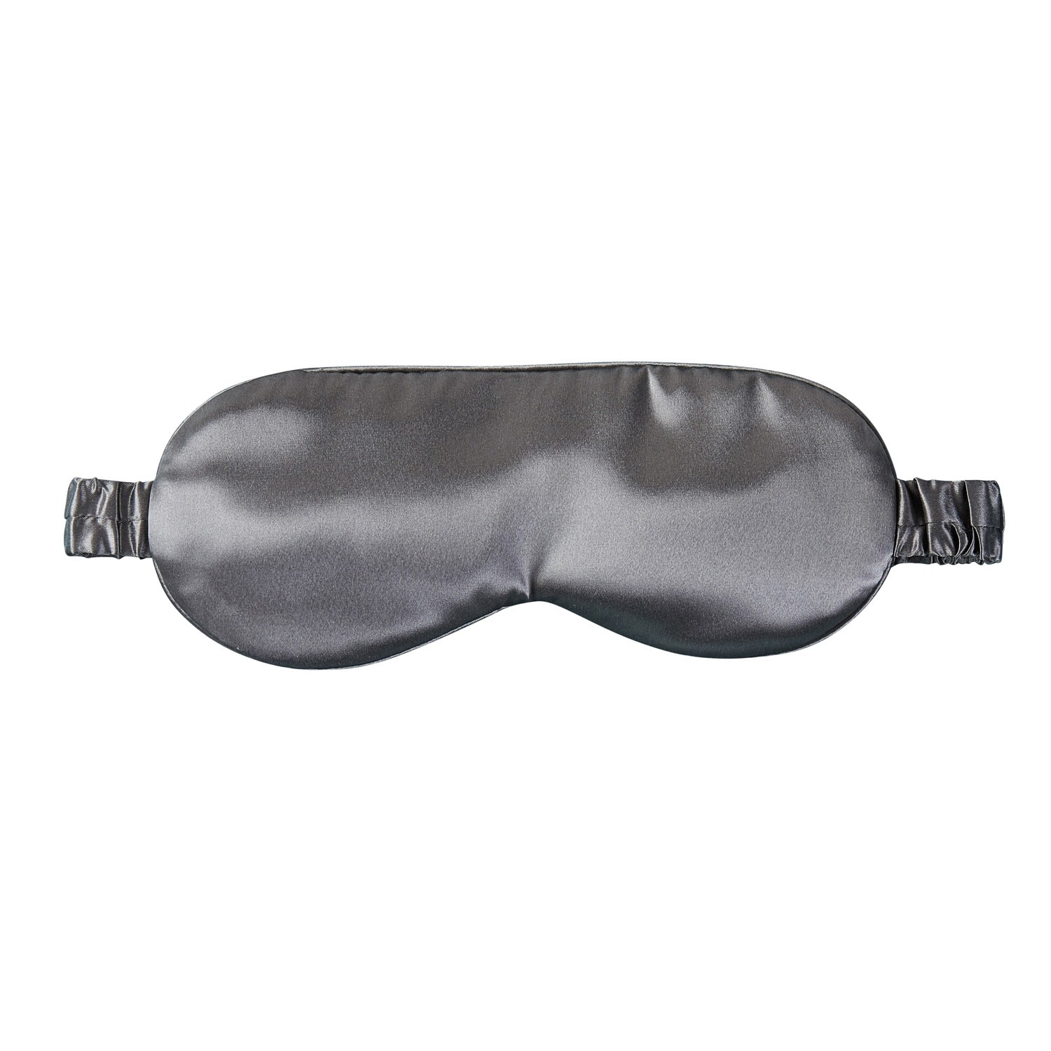 Pure Mulberry Silk Eye Mask Set Of Two In Grey One Size Soft Strokes Silk