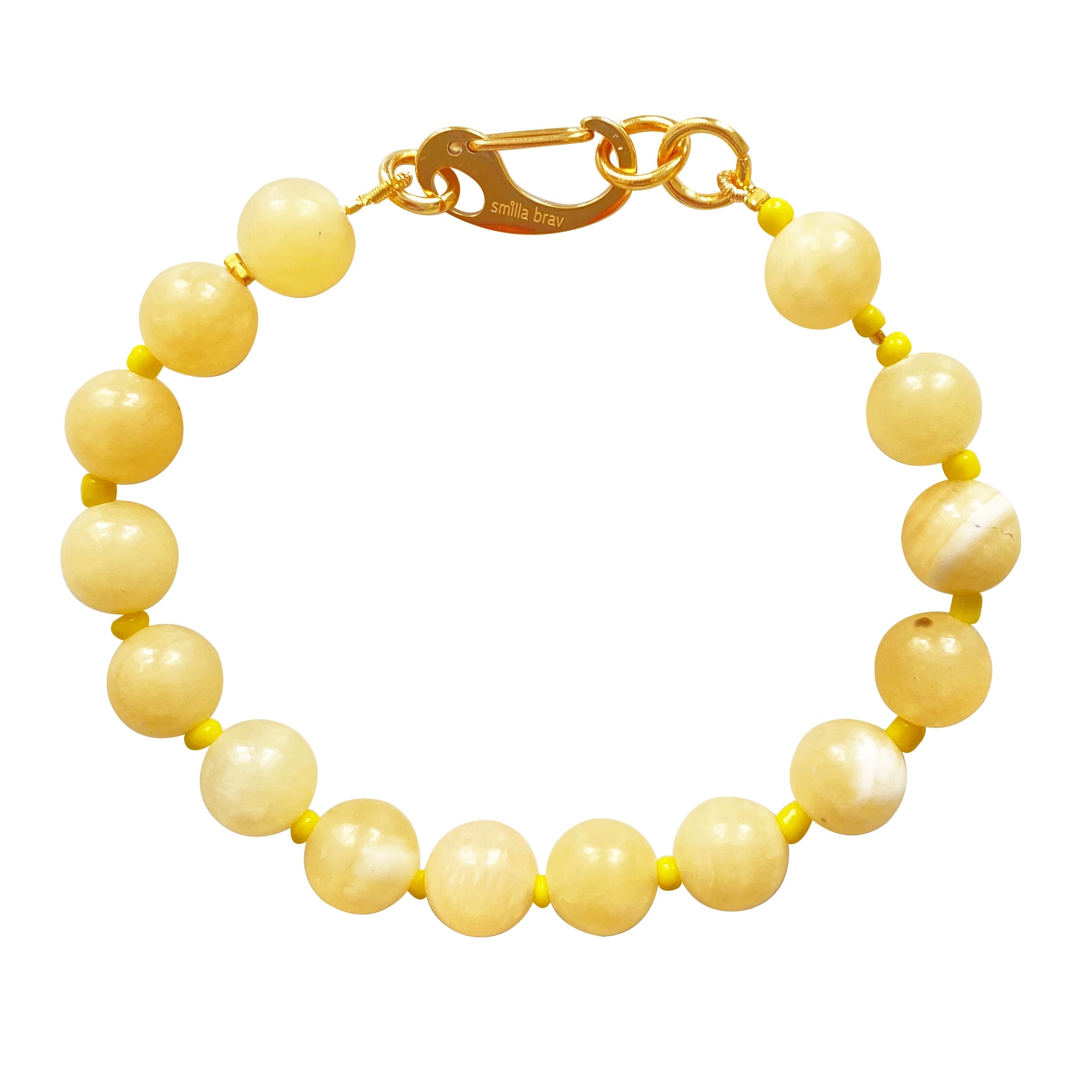 Smilla Brav Women's Gold / Yellow / Orange Yellow Jade Bracelet Sunshine