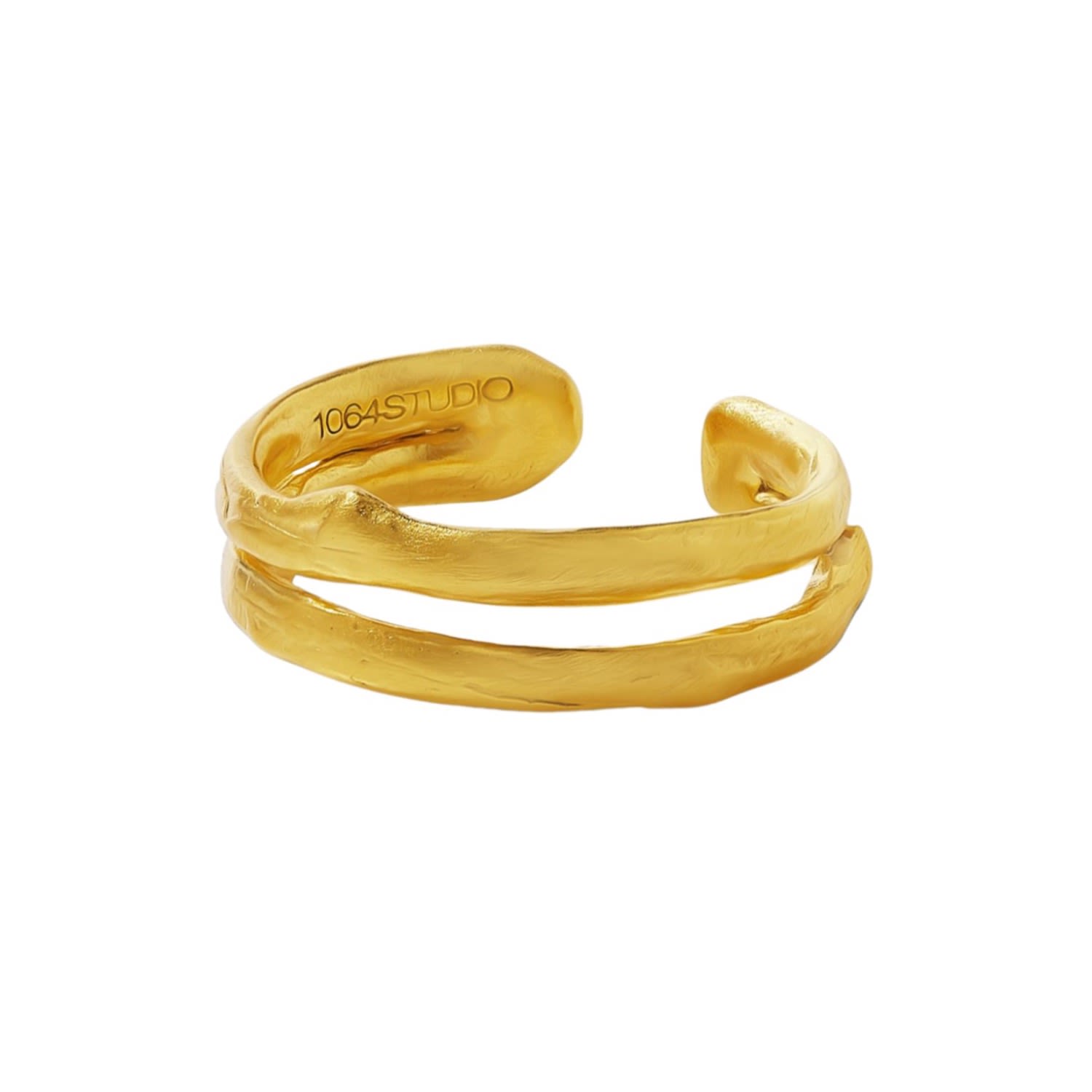 Tami&tami Women's Ten Sixty Four Studio Curvilinear Archives Gold Ear Cuff