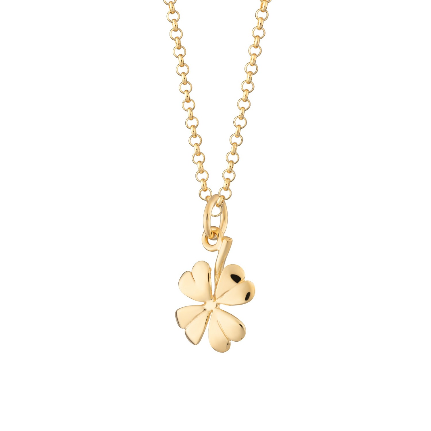 Clover Necklace 14 Carat Gold Plated