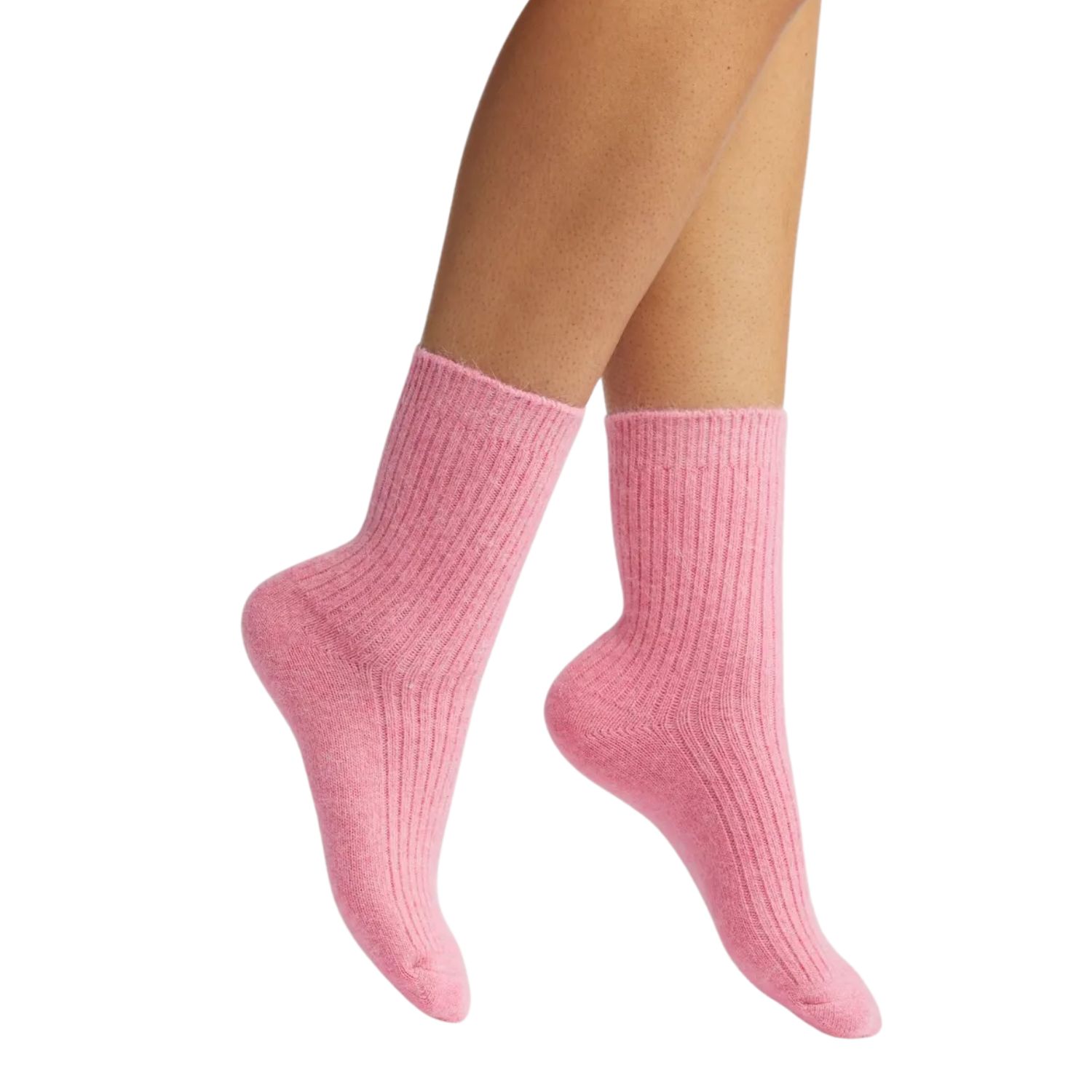 Women's Cashmere Socks - Medium Pink | One Size | High Heel Jungle by Kathryn Eisman