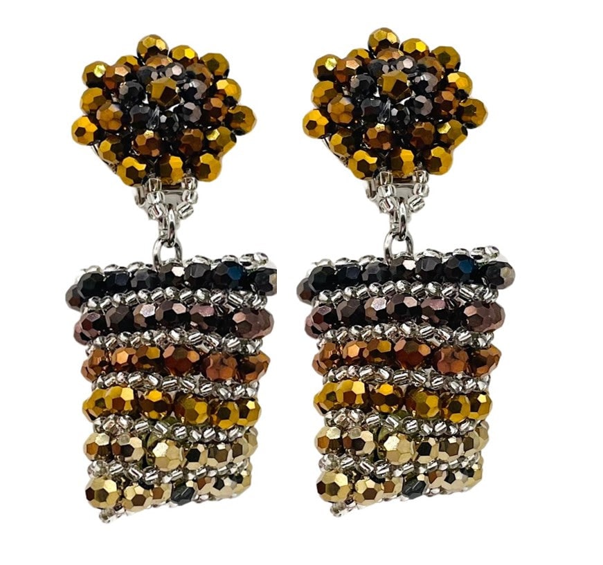 Fairchild Baldwin Women's Dangle Earrings Copper Gold In Gold