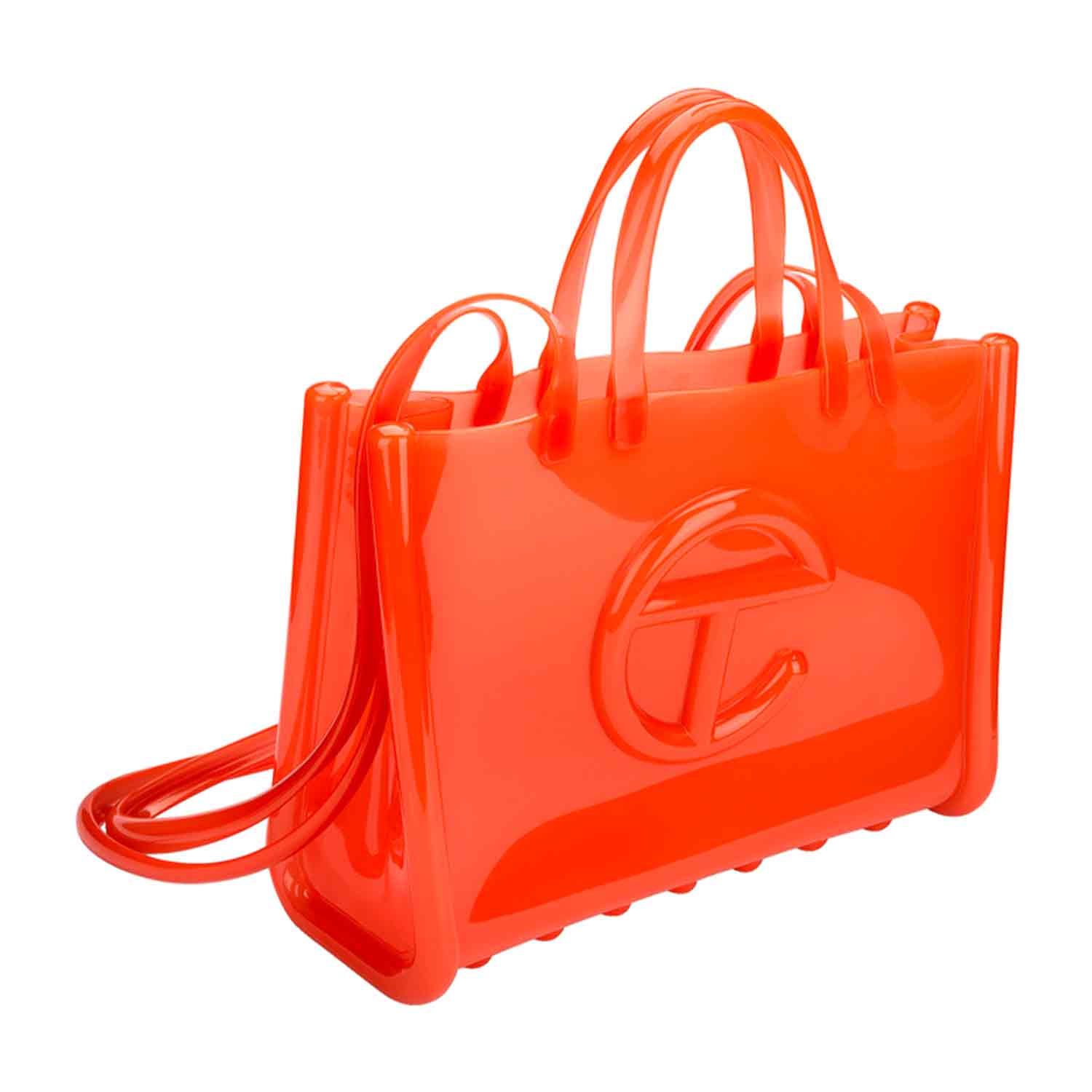 Melissa Women's Orange / Yellow / Orange Large Jelly Shopper Ii X Telfar - Orange In Multi