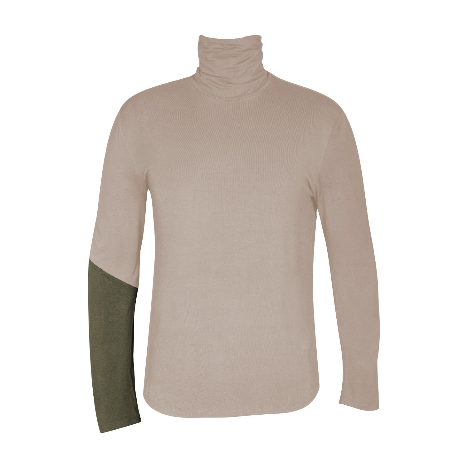 Carlton Jones Men's Bamboo Turtleneck Homme - Neutrals