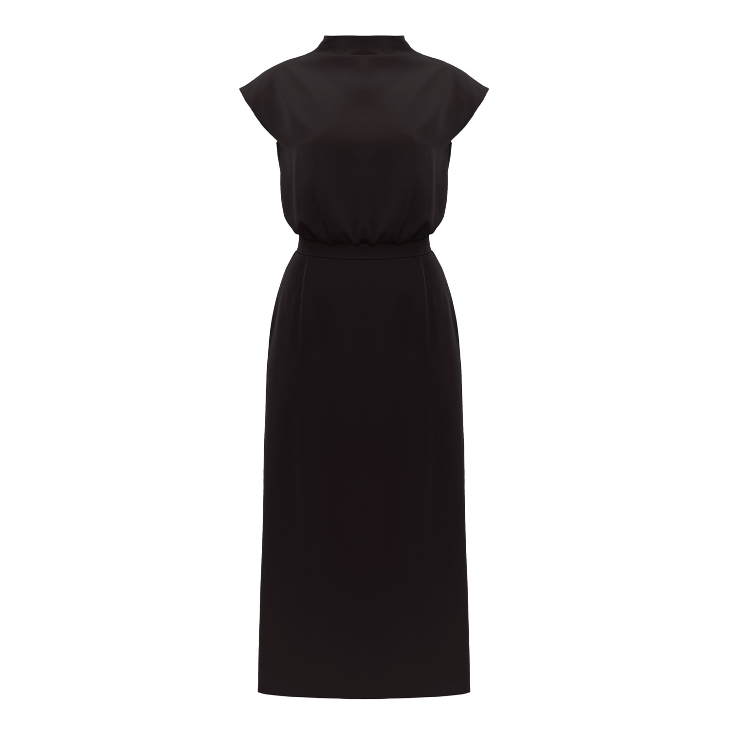 Women's Tessa Black Elegant Kimono Sleeves Cocktail Dress | Medium | Undress