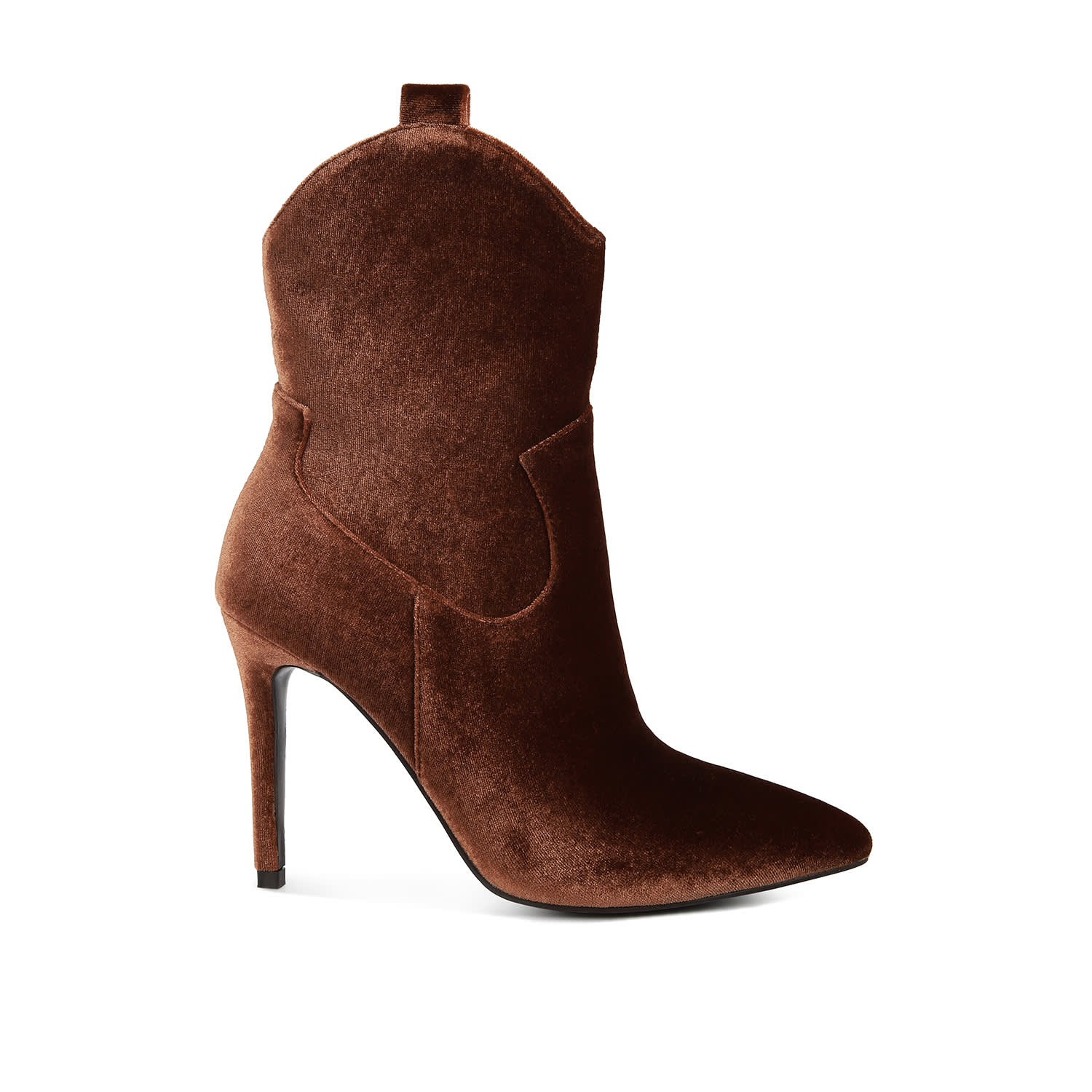 Rag & Co Women's Nat-love Velvet Cow Girl Boot In Brown By  In Brown