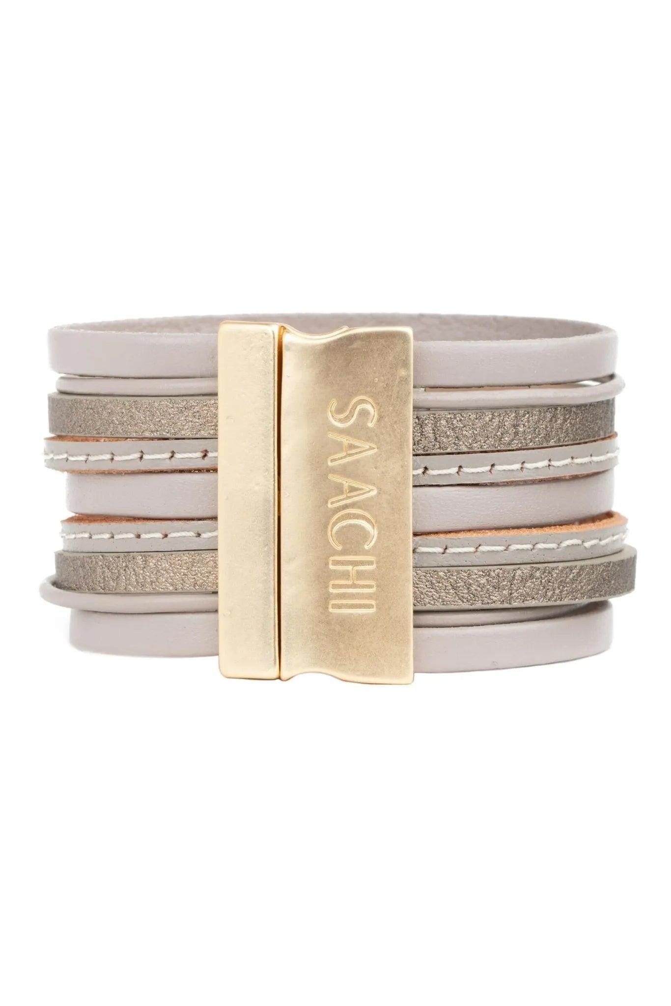 Saachi Women's Grey Abelia Bracelet In Gray