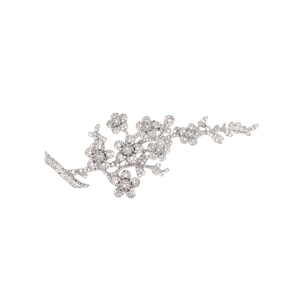 Stephanie Browne Australia Women's Miss Cherry Blossom Brooch In Silver