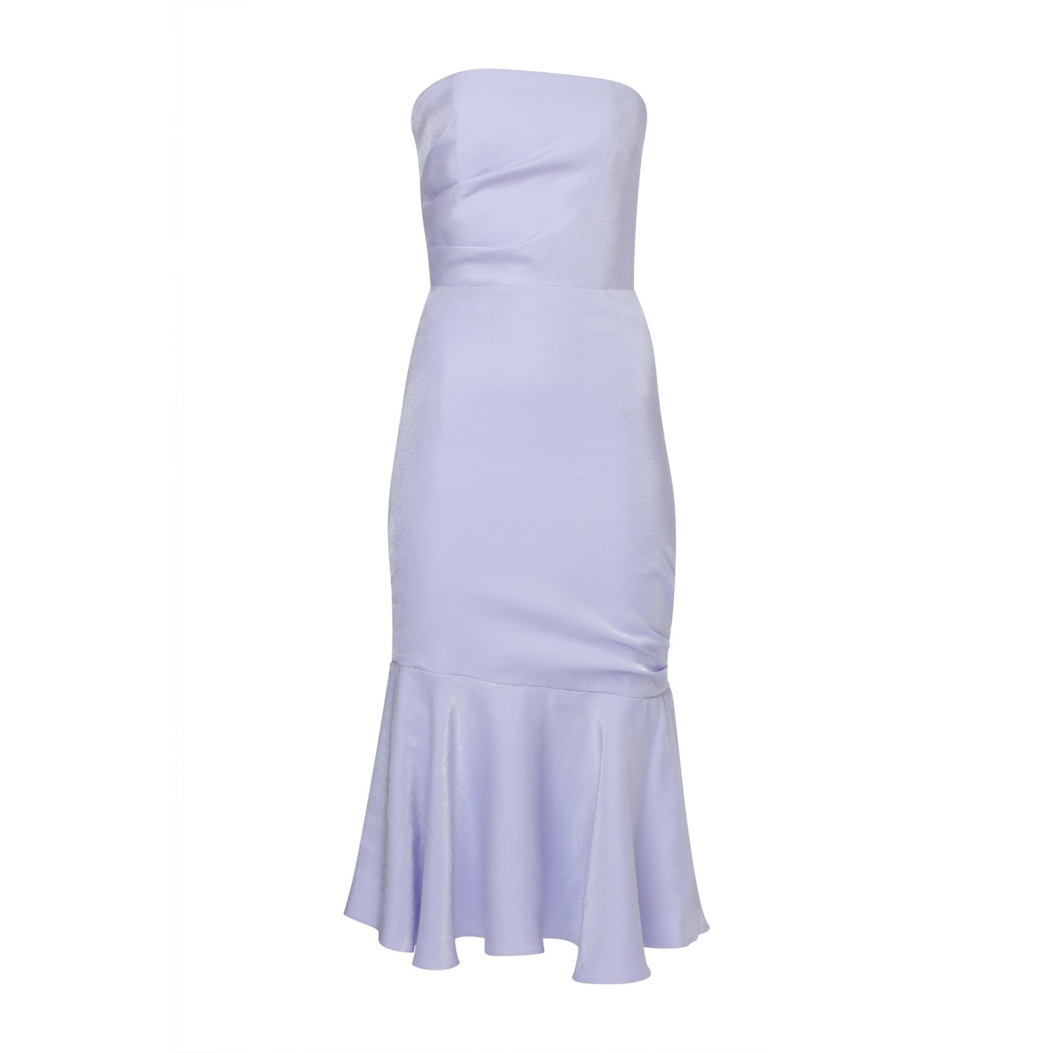 Nazli Ceren Women's Pink / Purple Noa Strapless Dress In Pink/purple