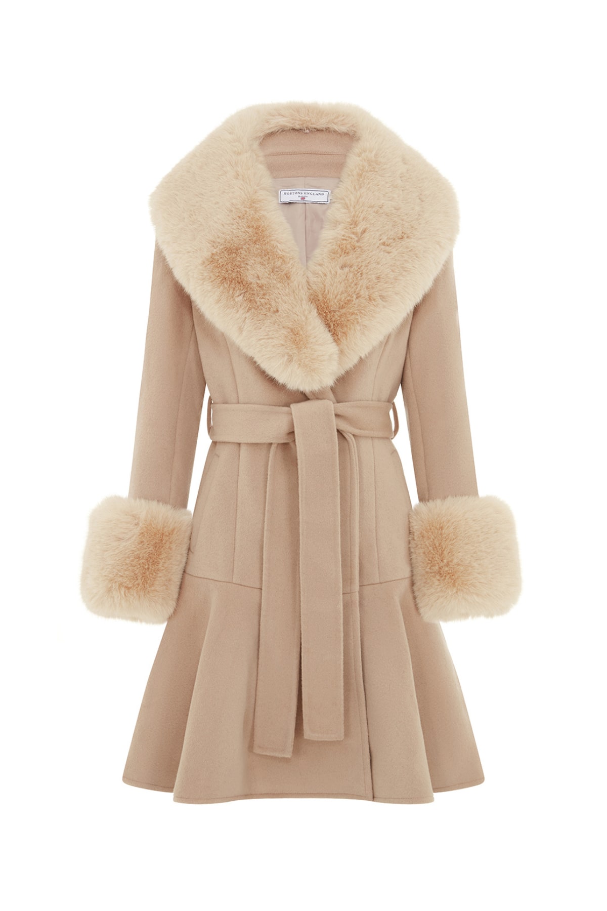 Hortons England Women's Neutrals Mini Westminster Coat Beige In Beige