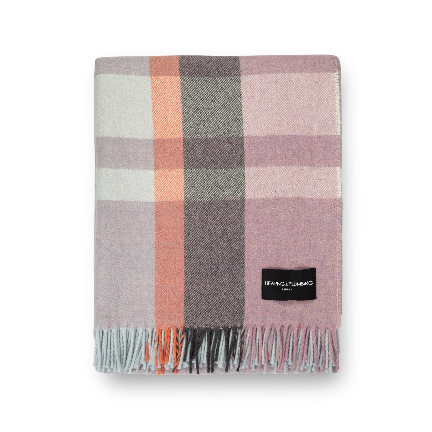 Heating & Plumbing London Wonderland - Alpaca & Merino Lambswool Blanket - Contemporary Soft Pink