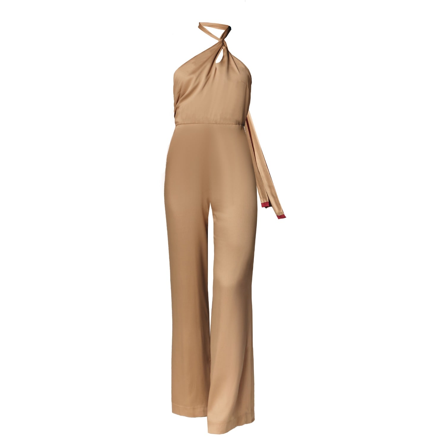 Gajú Women's Neutrals Mayfair Jumpsuit - Champagne