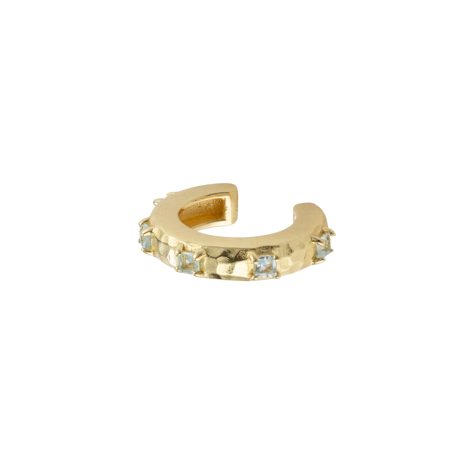 Coco & Kinney Women's Melissa Tattam Blue Topaz Ear Cuff In Blue
