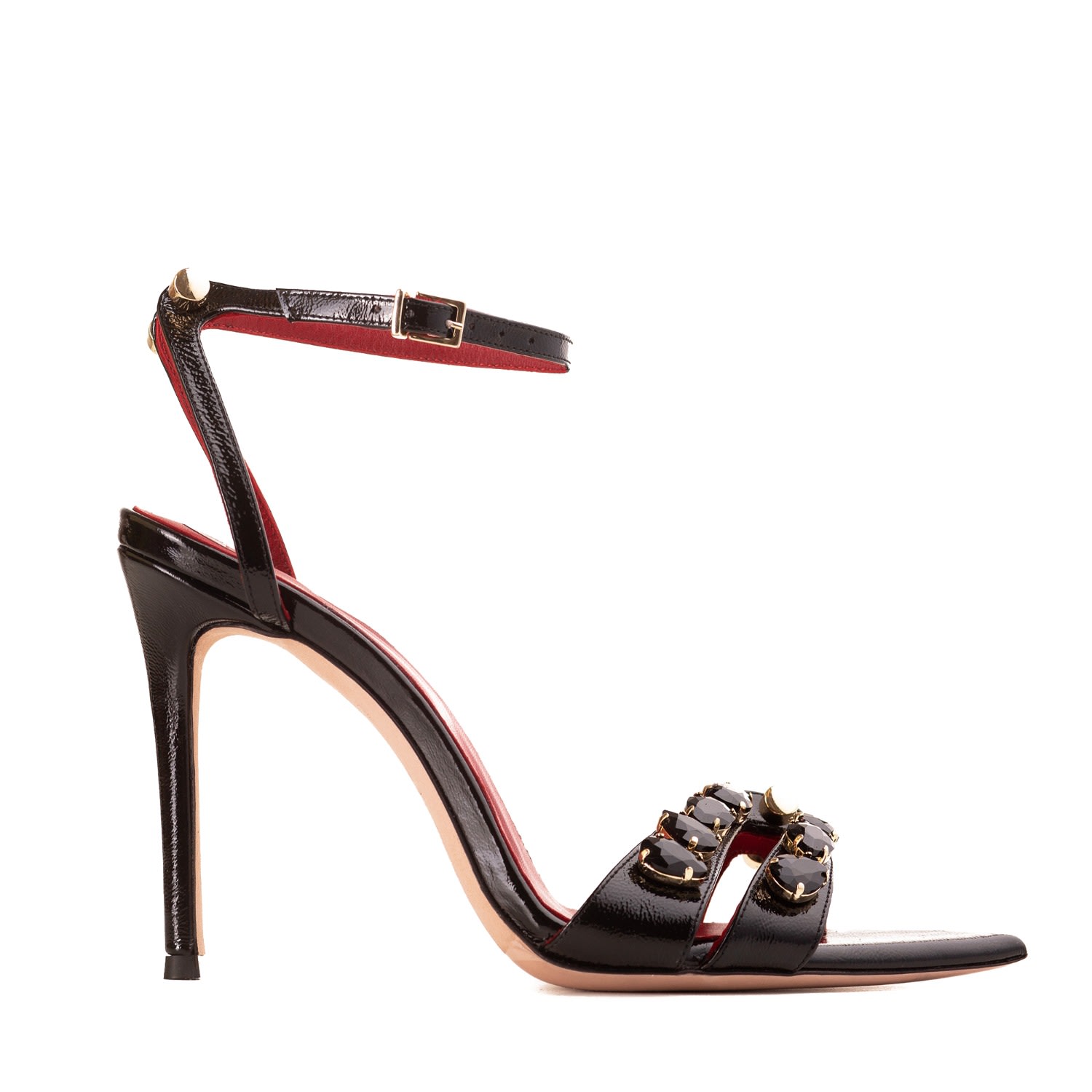 Hardot Women's Black Booty Sandals In Black