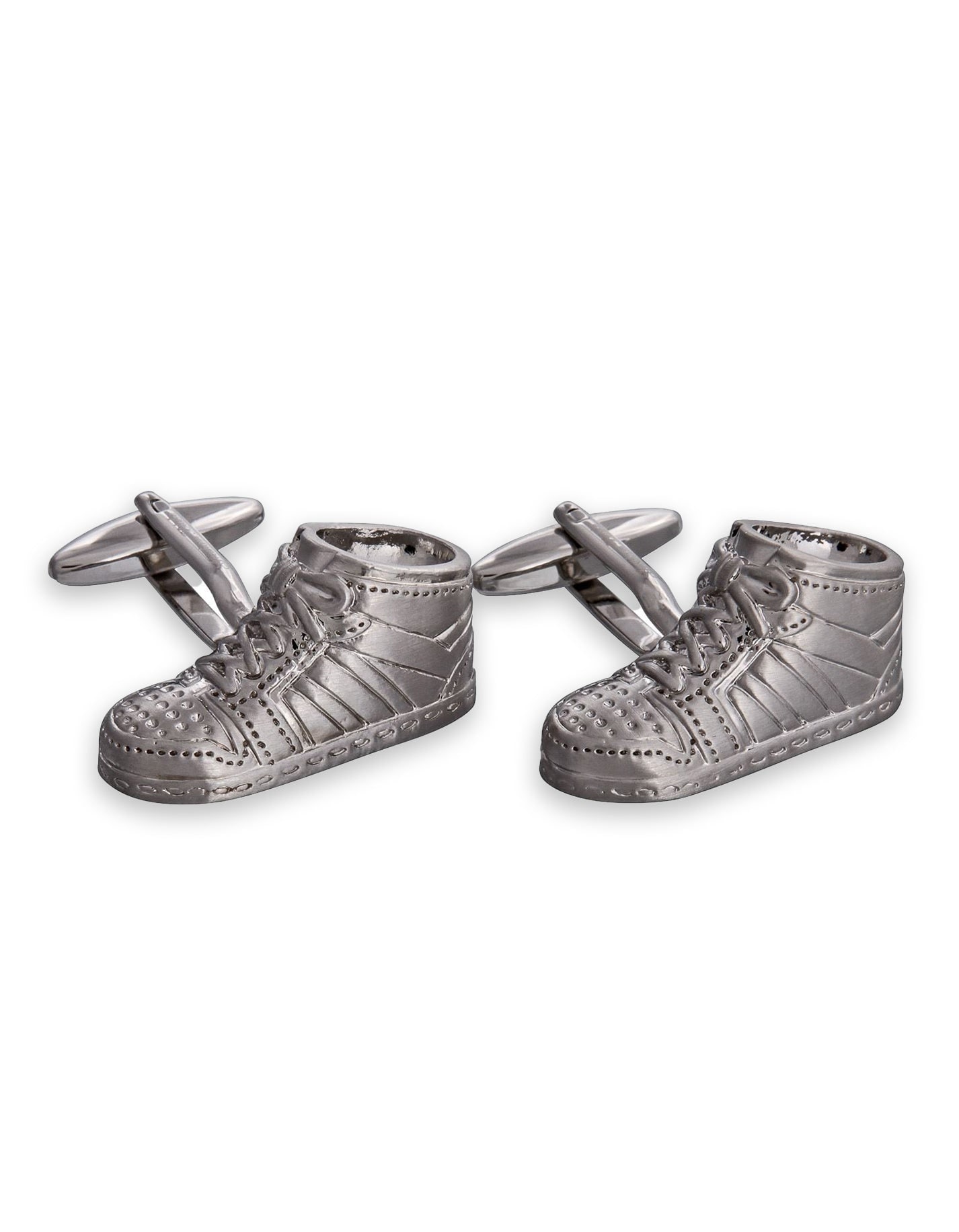 Gresham Blake Men's Silver Hightop Trainer Cufflinks