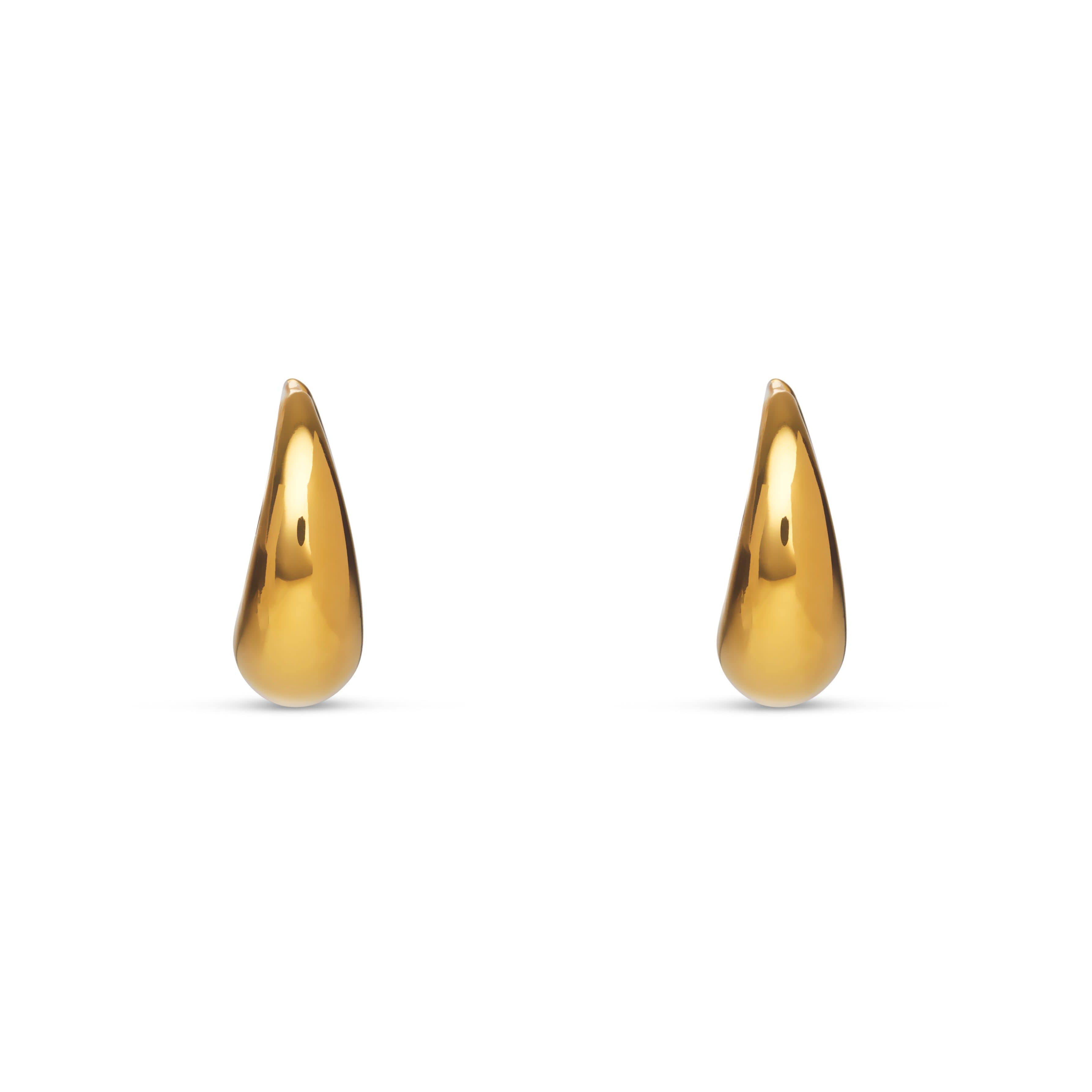 Chunky Gold Hoop Earrings - Jorunn