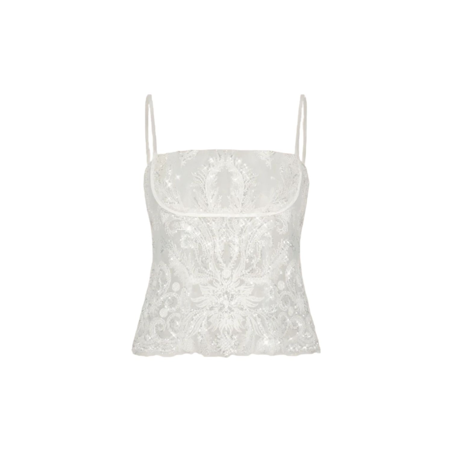 Women's White Bianca Top | Extra Small | Scarlett Gasque