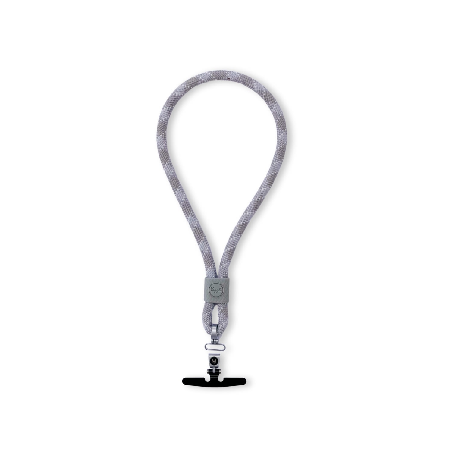 Yoggle Click Hand Wrist Phone Strap - The Annie - Grey M. craftsman