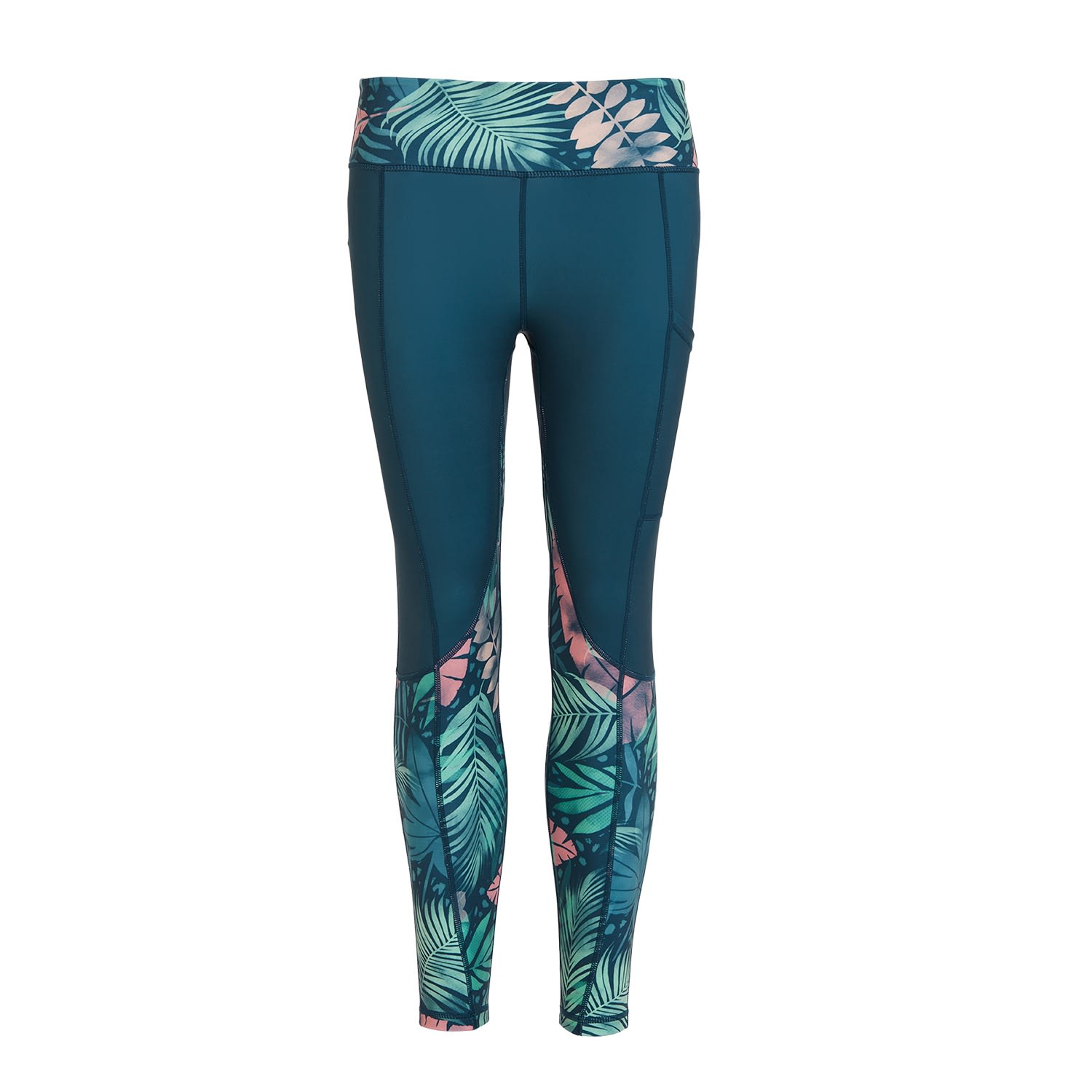Perky Peach Women's Green Tropical Leggings In Green