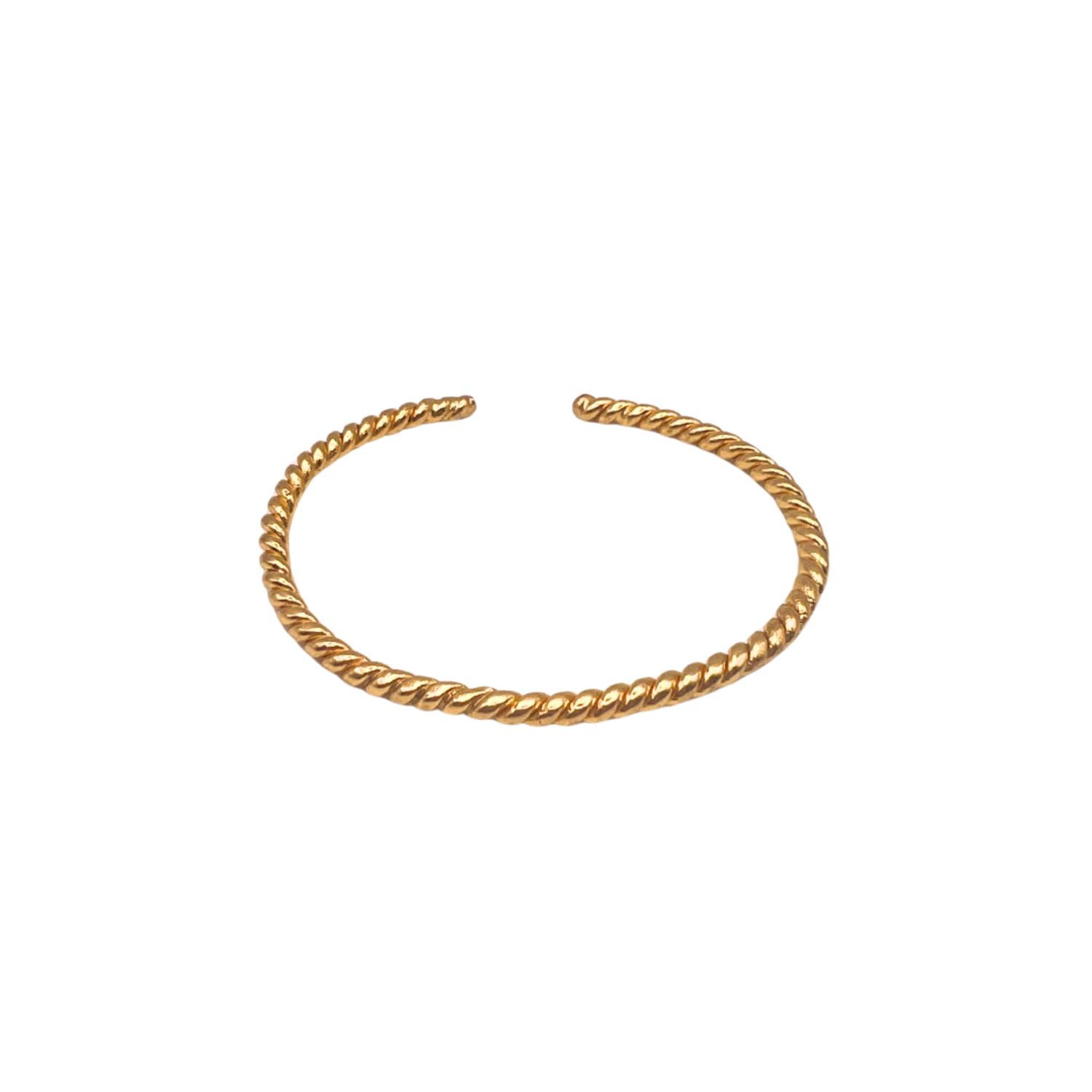 Les Reines Men's The Axis - Cuff Bracelet 24k Gold Plated In Gold
