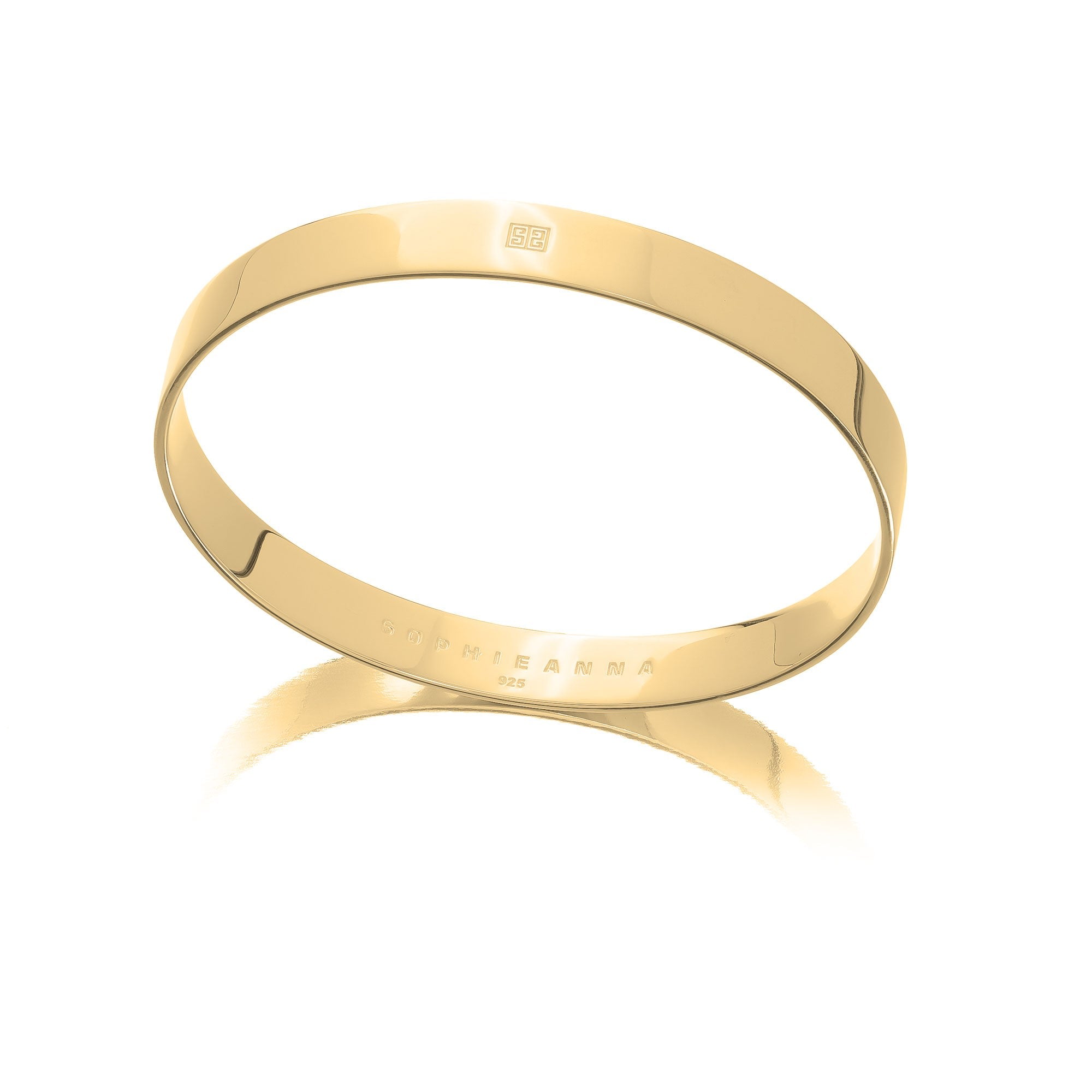 Women’s Bangle 8Mm Gold Sophie Anna