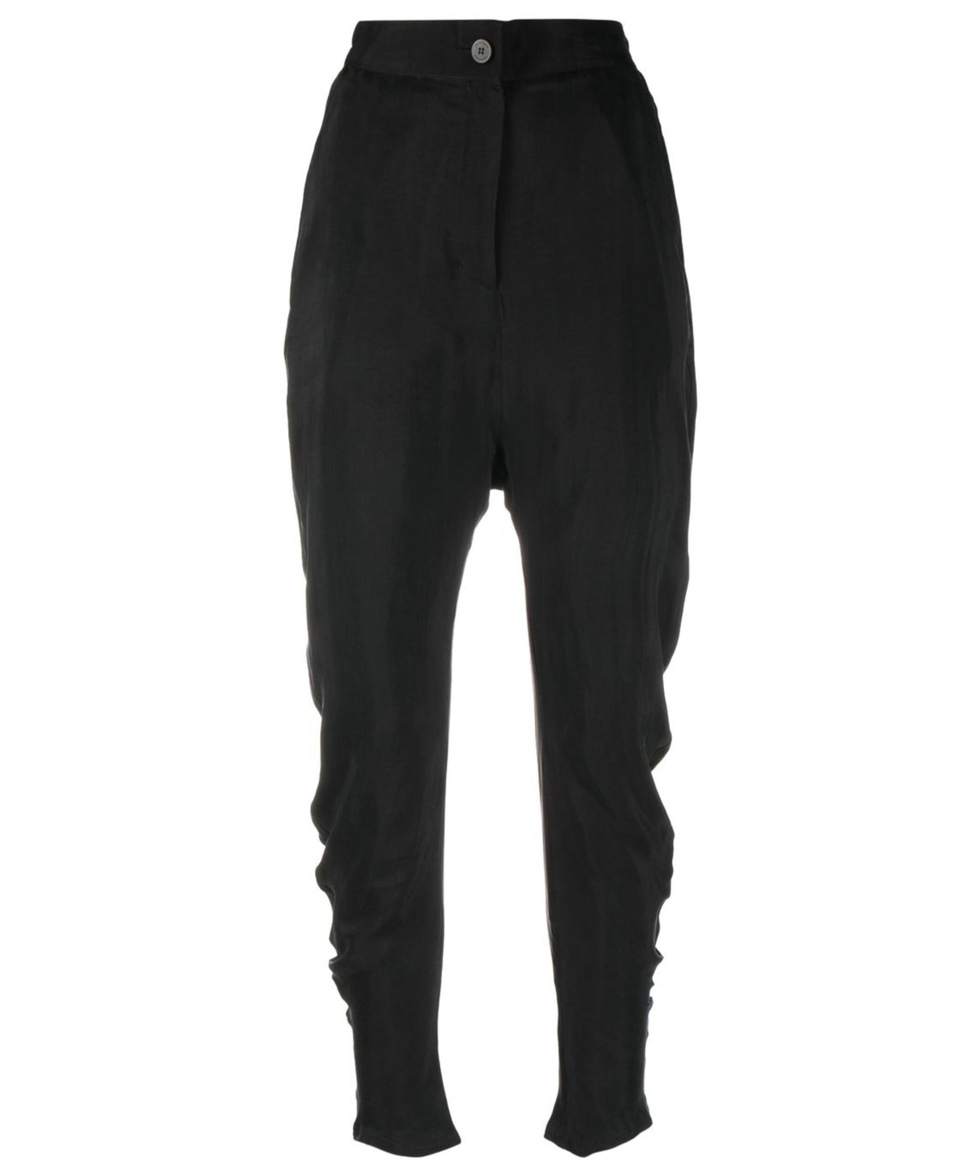 Women’s Black Twisted Cupro Trousers Small Tessitura