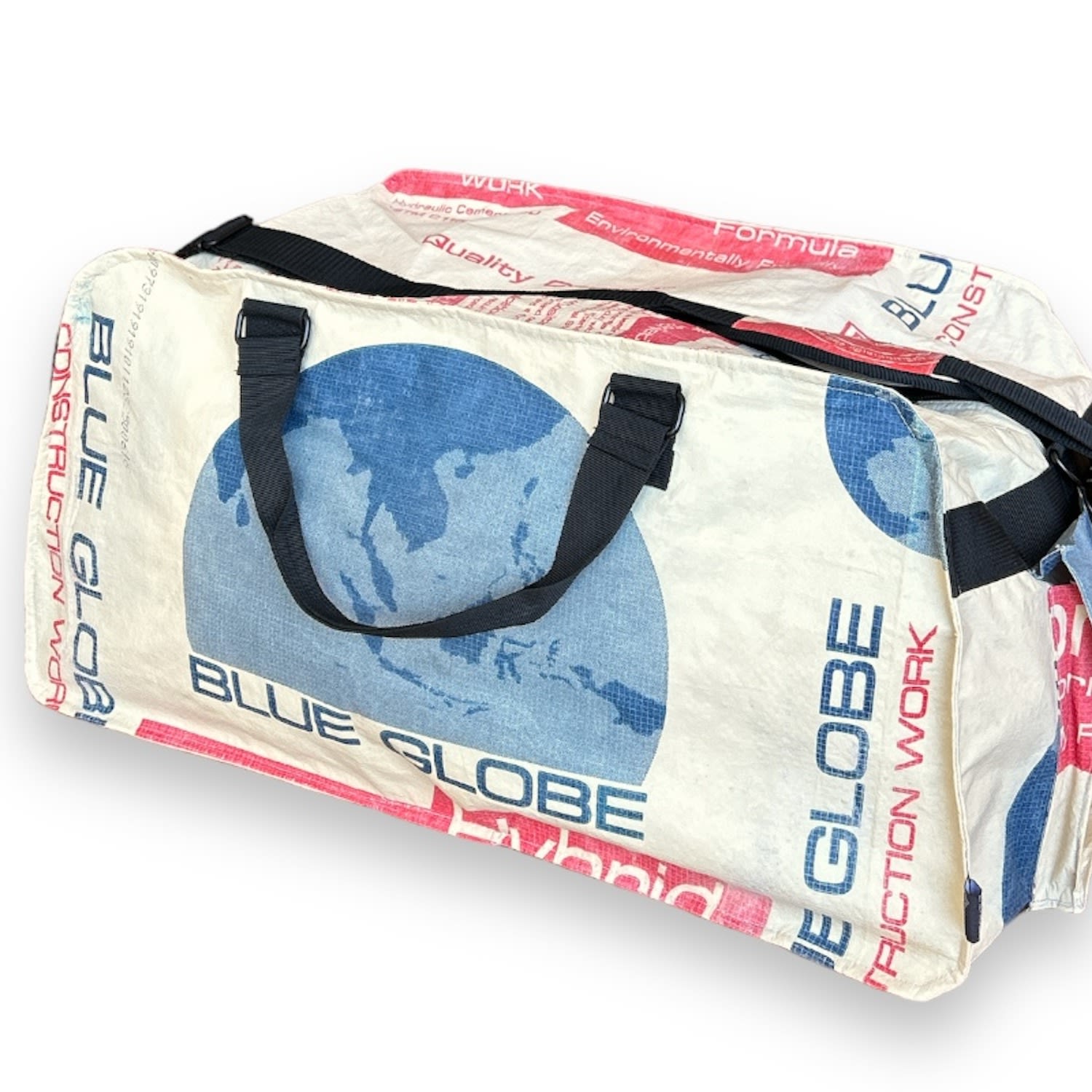 Torrain Recycled Bags Men's Blue / Neutrals Blue Globe Medium Transport Duffel
