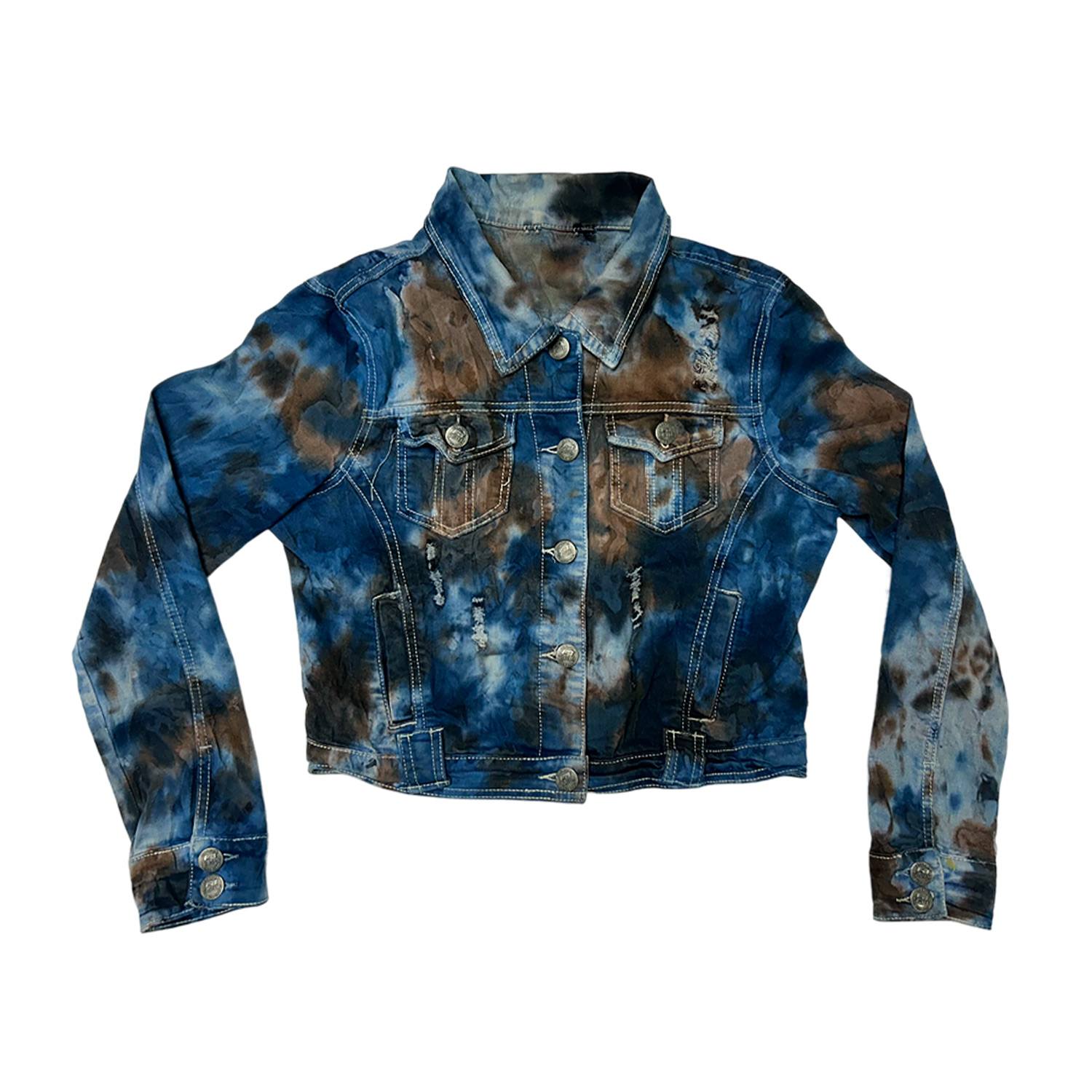 Zasta Studio Women's Denim Jacket Tie-dye Small C