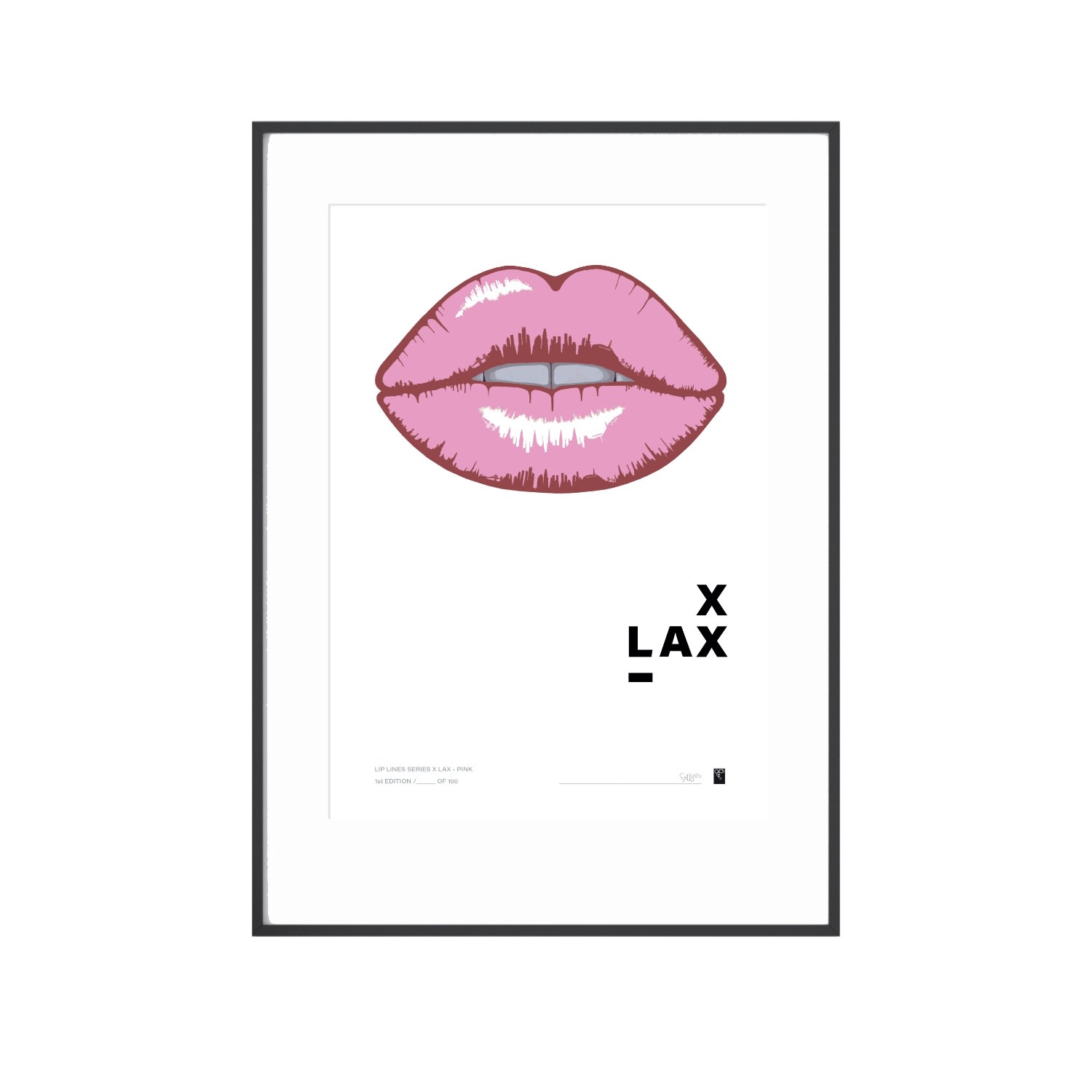 Pink / Purple Lip Lines Series X Lax - Pink Print Curiosity Snug