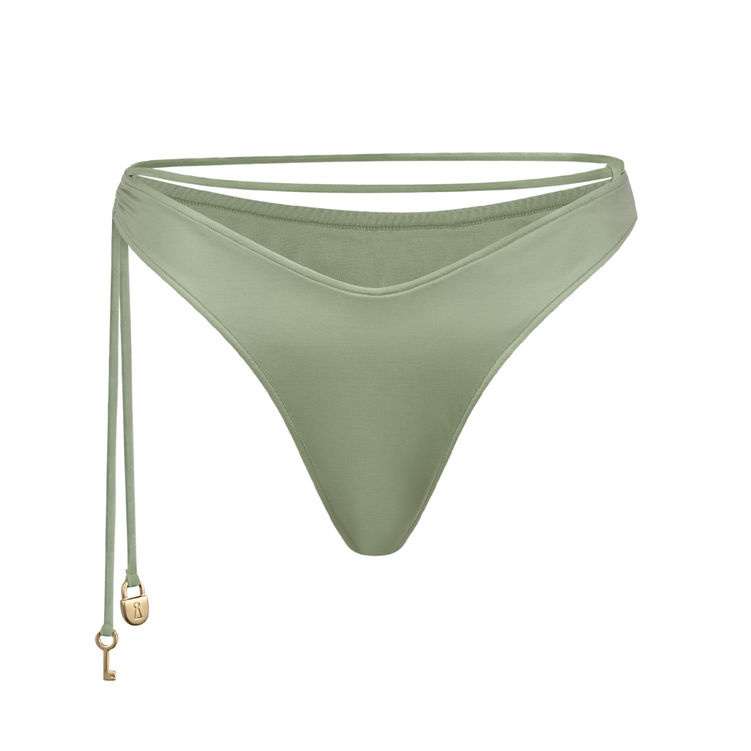 Bianca Resortwear Women's Green Lulu Swim Bottom In Sage In Green