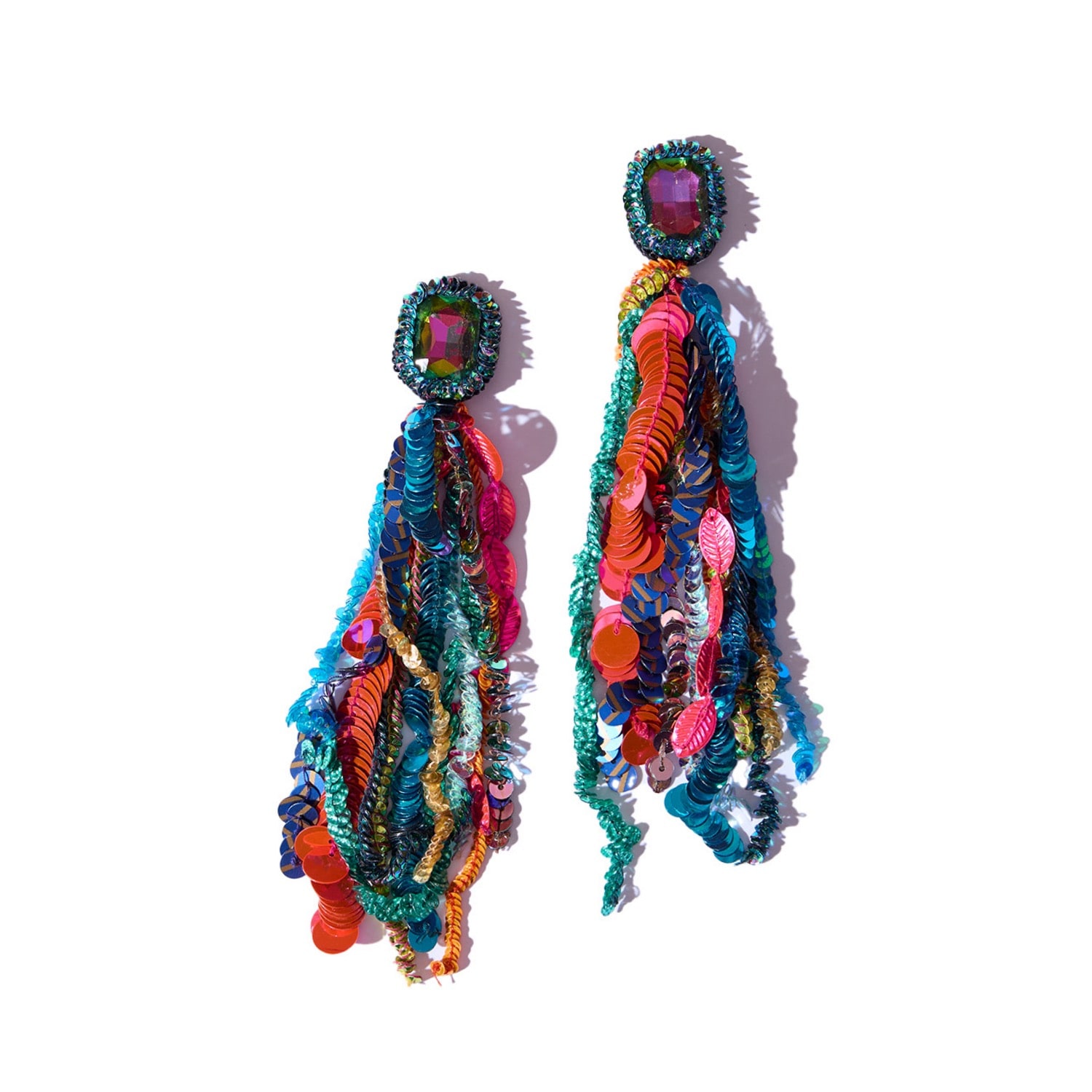 Simitri Women's Confetti Cascade Earrings