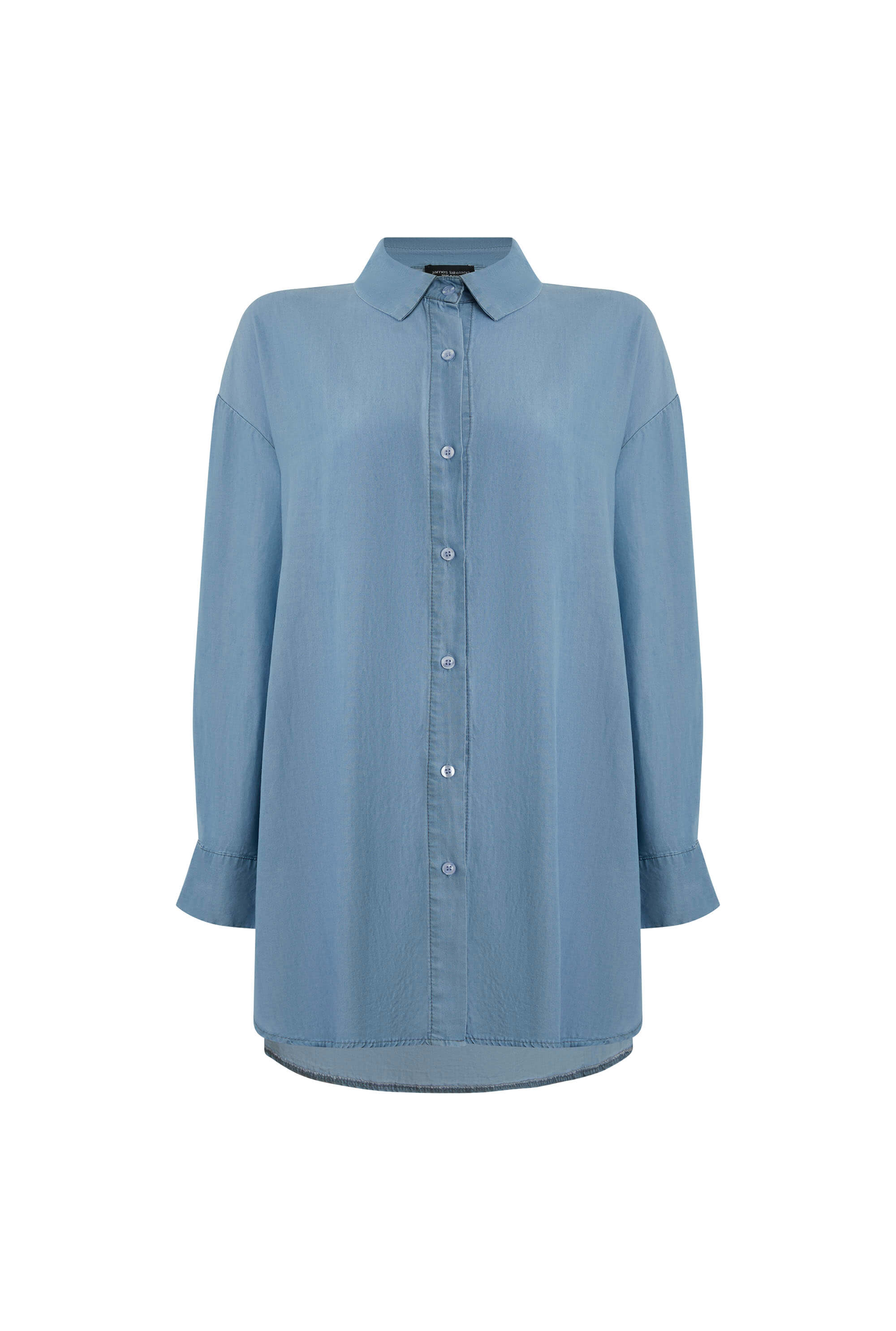 James Lakeland Women's Light Blue Denim Shirt In Blue