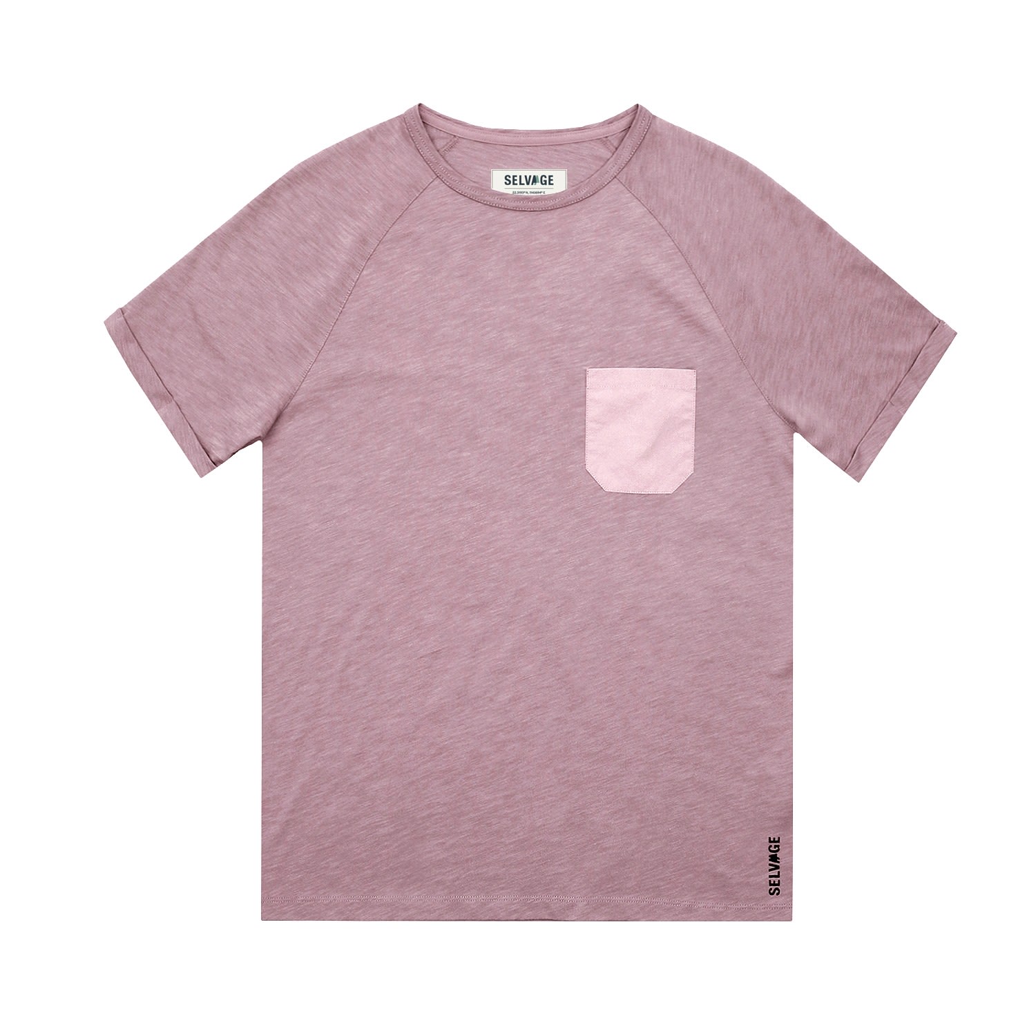 Men’s Pink / Purple The Raglan Slub Woodrose Pink Small Selvaage