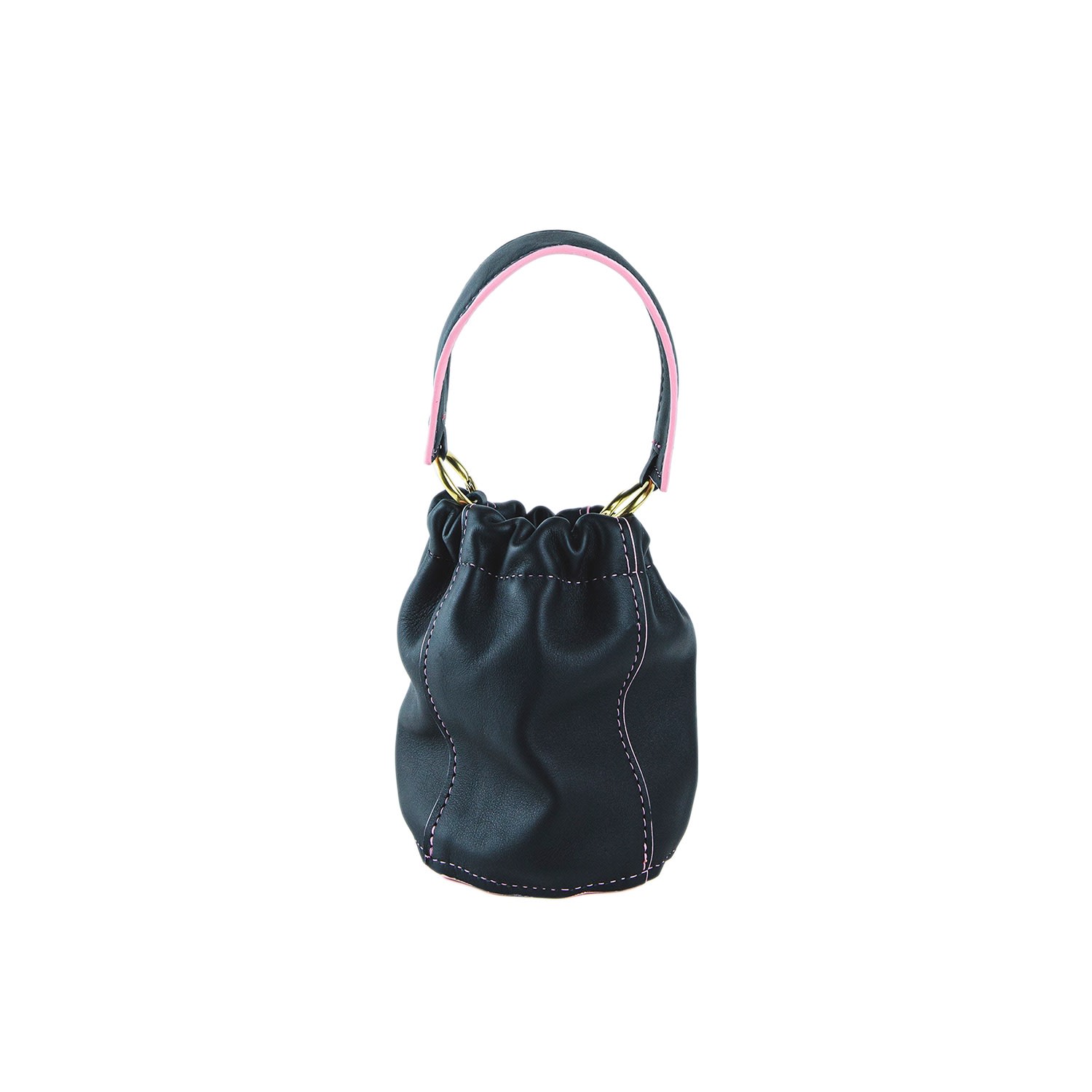 Women’s Black Mini Elodie Puff Bag - Licorice One Size Honeymouth