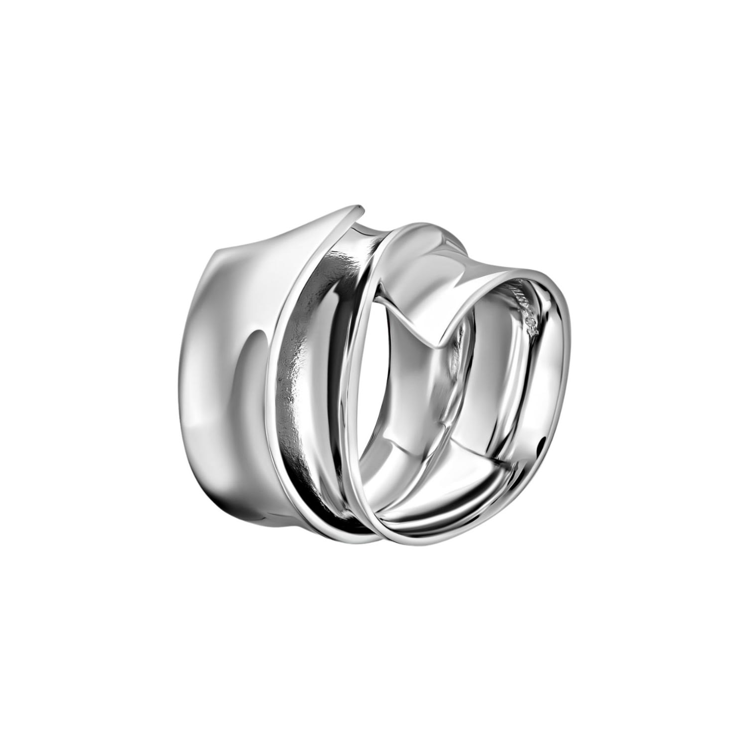 Tami&tami Women's Silver Ten Sixty Four Studio Three String Bow Ring
