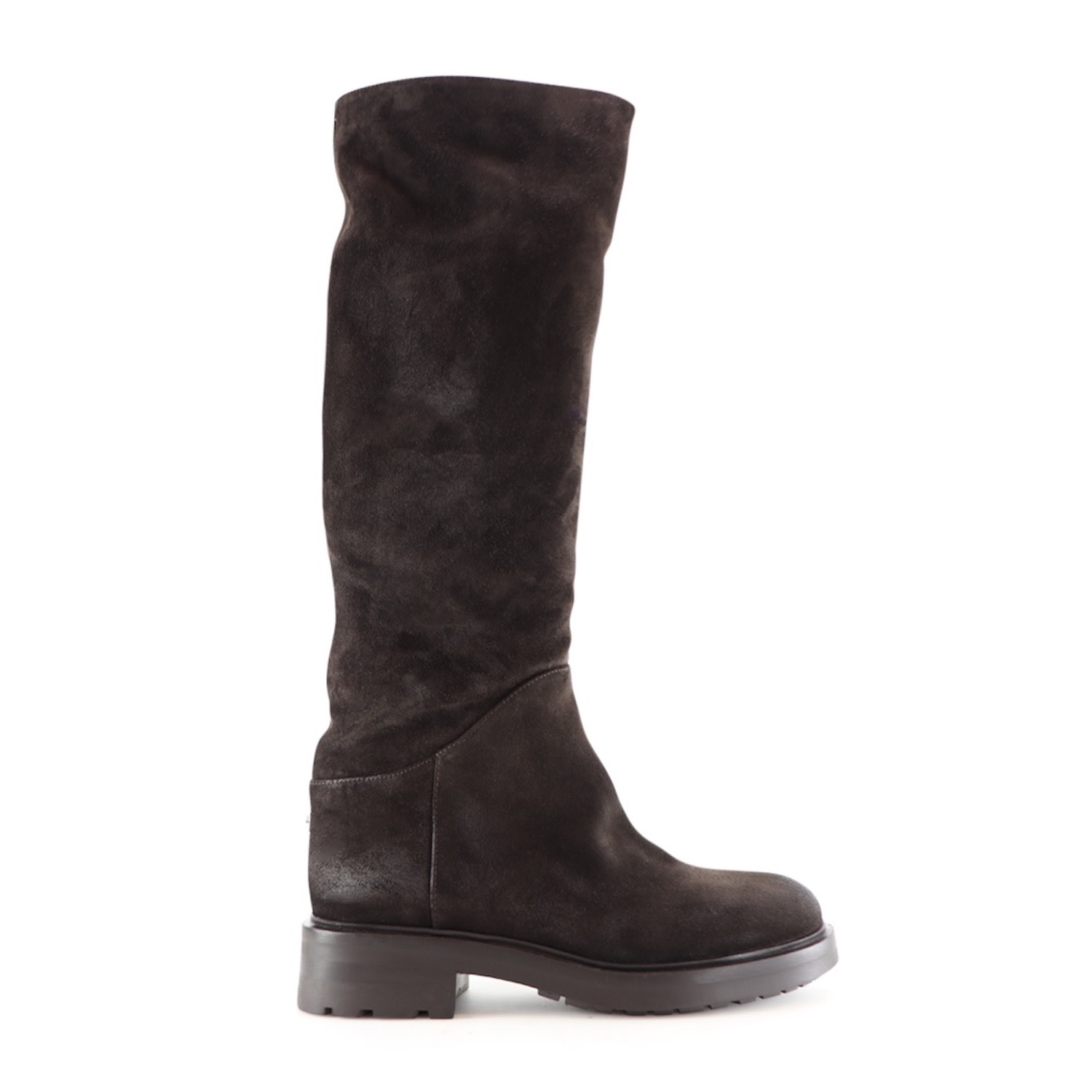 Notabene Women's Alva Boots, Dark Brown Suede In Brown