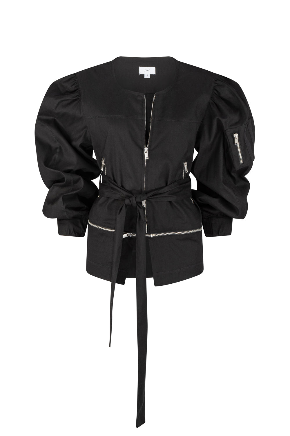 Dref By D Women's Birch Adjustable Linen Jacket - Black