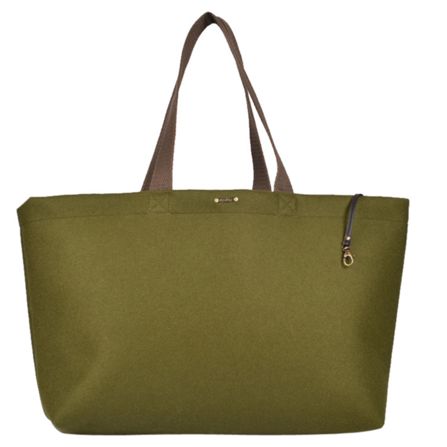 Owen Barry Women's Canvas Felt Bag Green Caddy In Green