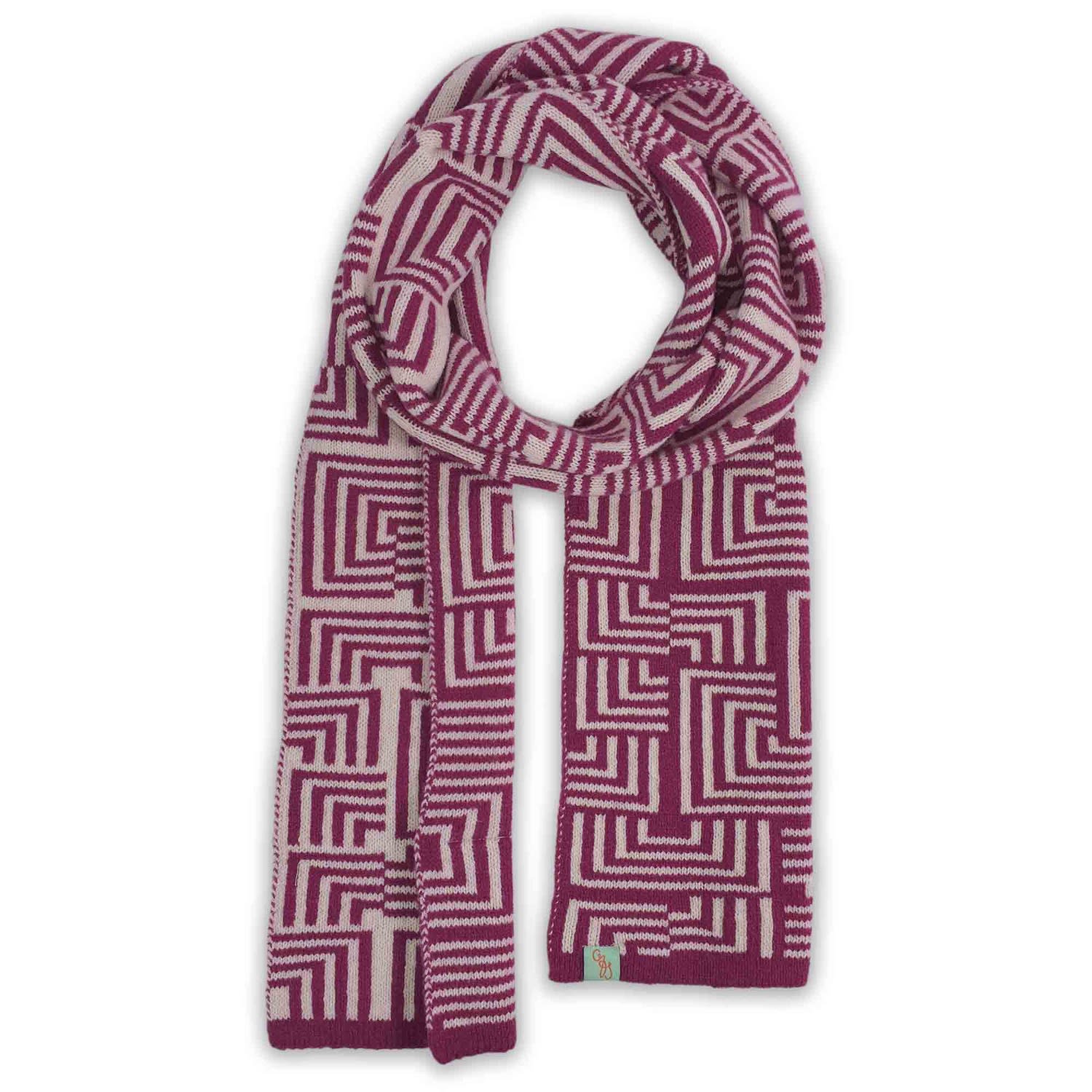 Women’s Pink / Purple Scarves - Hownow - Rosehip Pink Otto & Spike