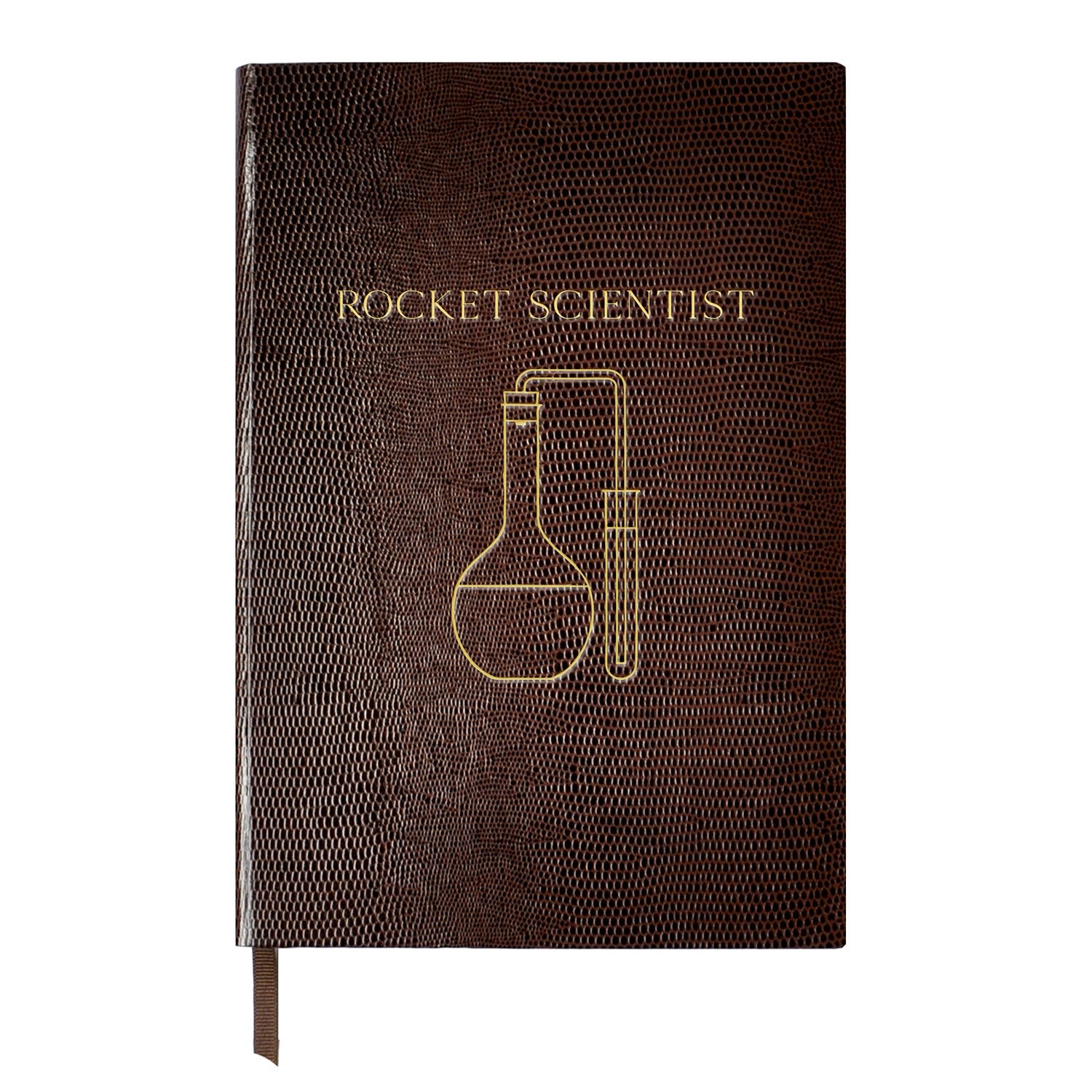 Brown Rocket Scientist Notebook Sloane Stationery