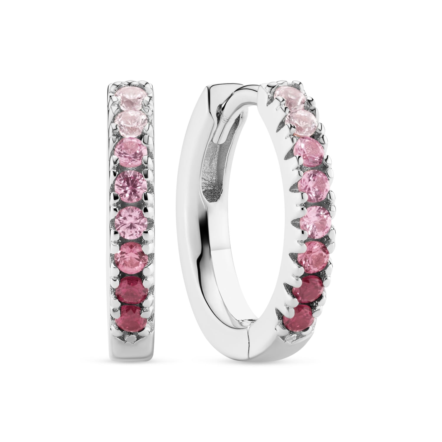 Sif Jakobs Jewellery Women's Pink / Purple / Silver Earrings Ellera - Silver & Pink