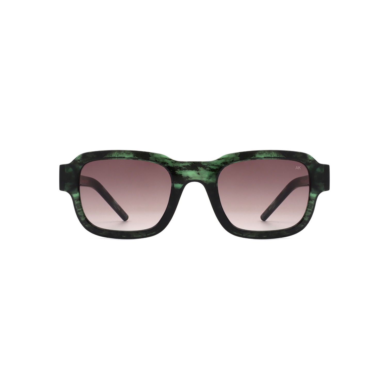 A.Kjaerbede Halo Sunglasses - Green Marble Transparent